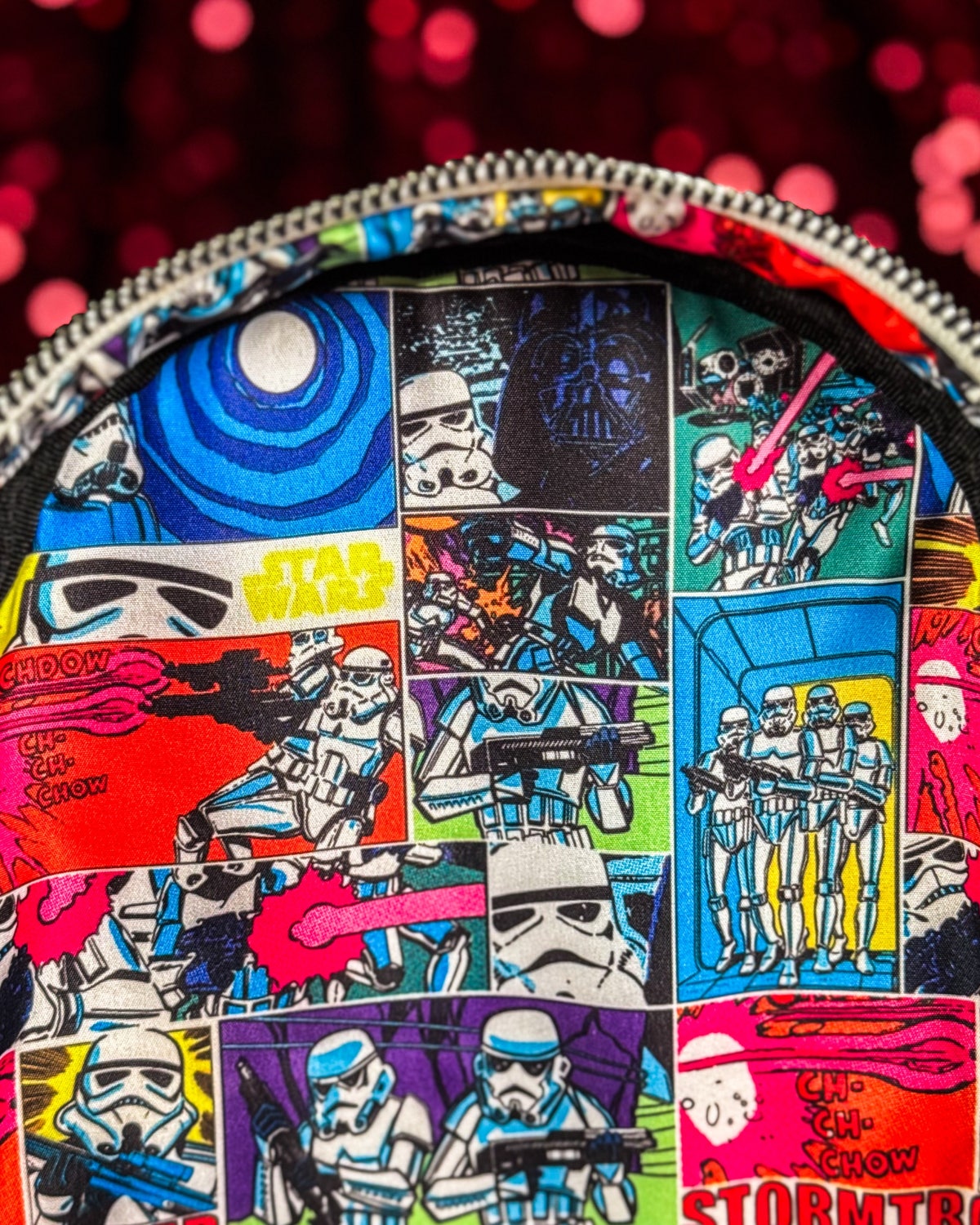loungefly Star wars ストームトルーパーリュック Loungefly Star Wars Stormtrooper Lenticular Mini Backpack