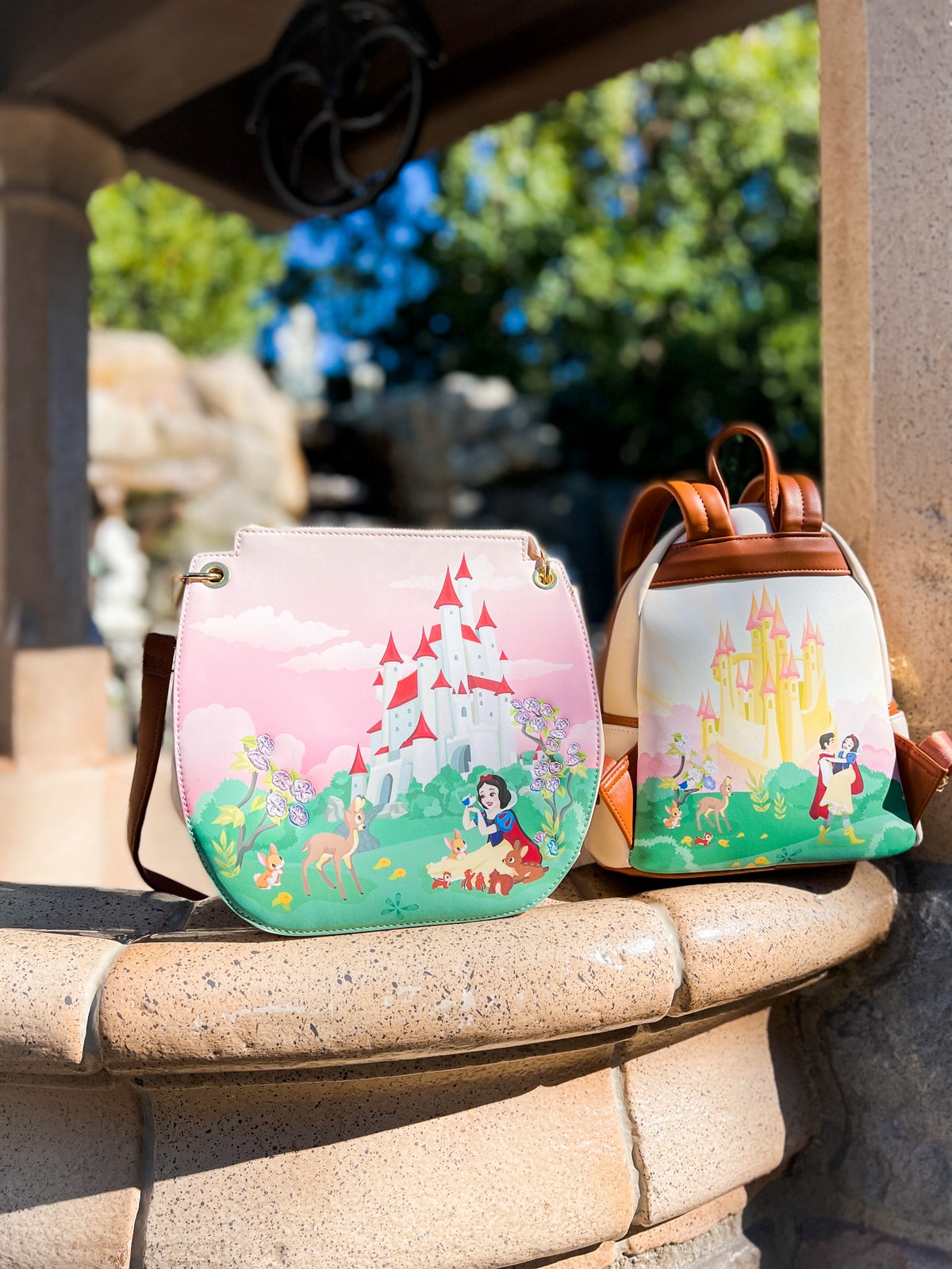 Snow White Castle Series Mini Backpack Loungefly | Cordy display picture 1