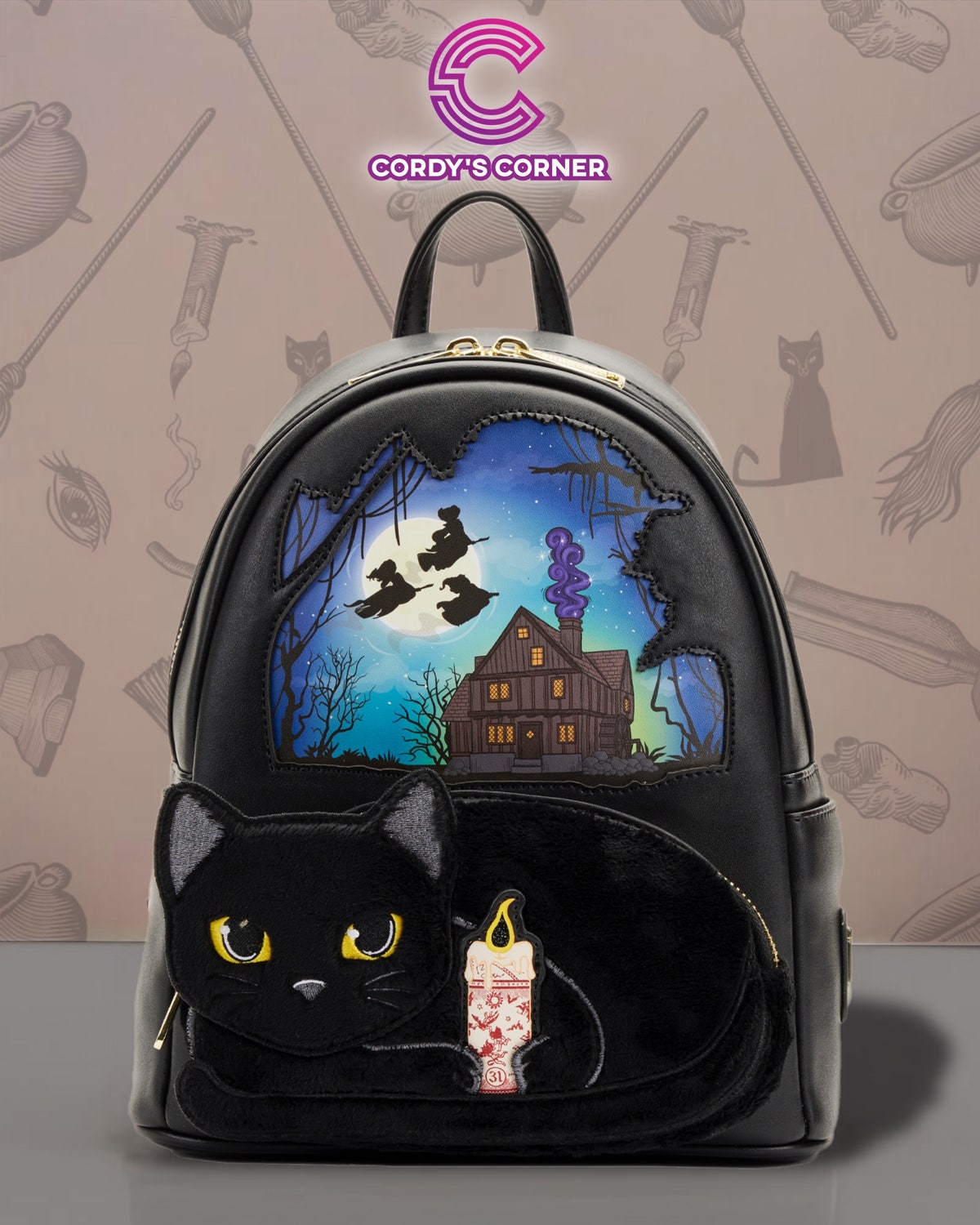 Loungefly ディズニー ディセンダント イヴィ リュック バックパック Disney ディセンダント Evie 王冠デザイン ミニバックパック (LOUNGE