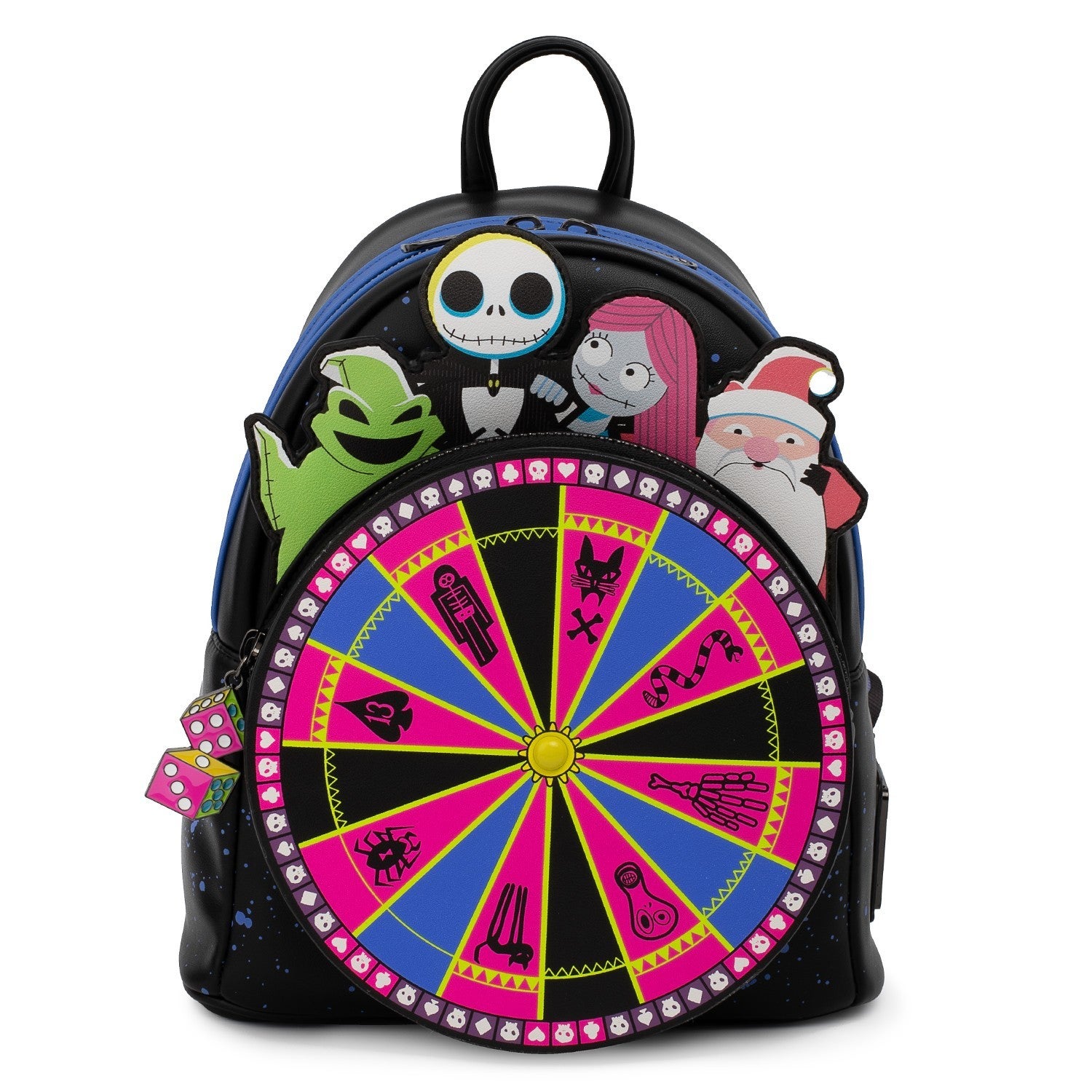 Loungefly Disney The Nightmare Before Christmas Oogie Boogie Wheel Mini Backpack - Thumbnail 4