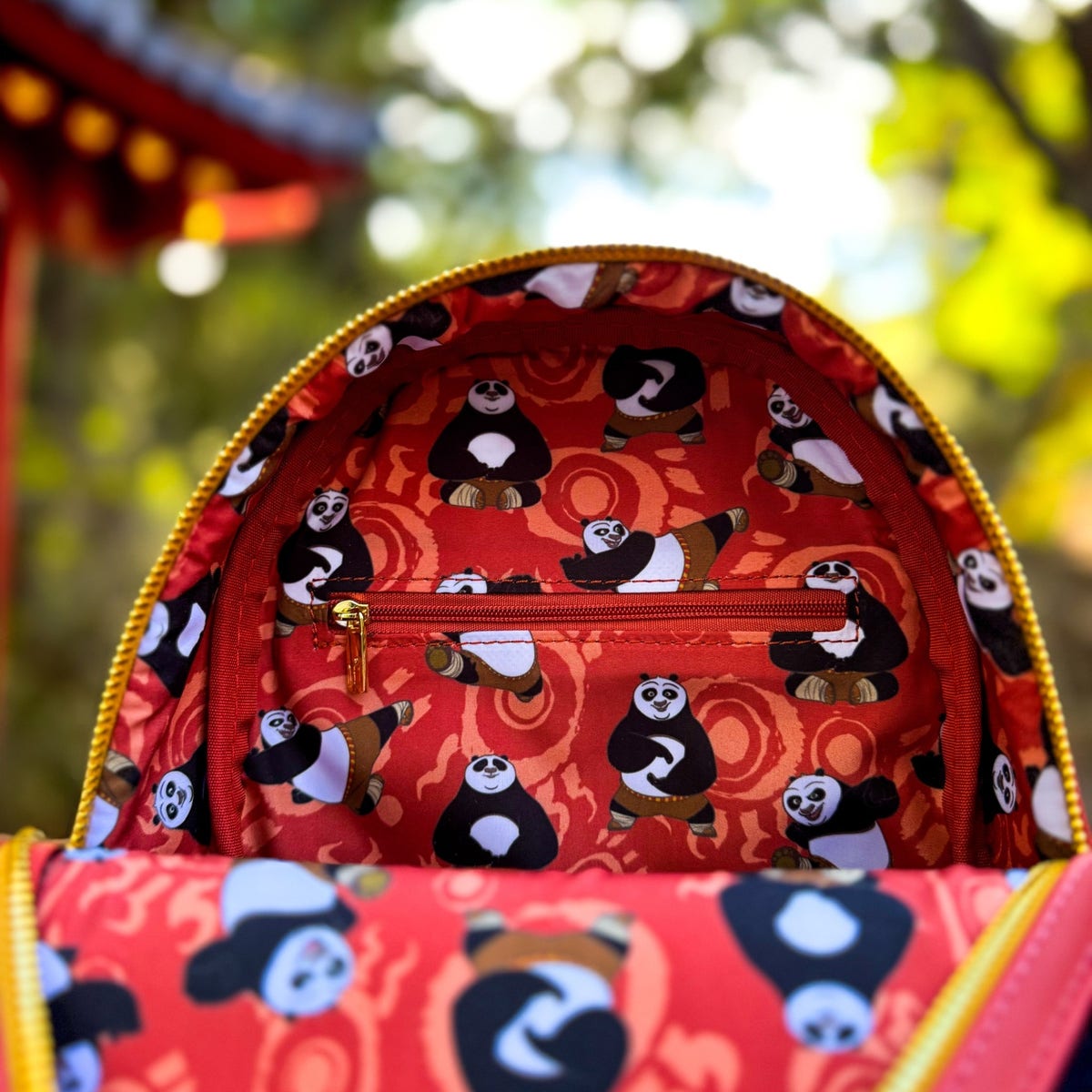 Loungefly DreamWorks Kung Fu Panda Po Master Shifu Cherry Blossom Mini Backpack Amazon.com: Loungefly DreamWorks Kung Fu Panda Mini Backpack  main image 3