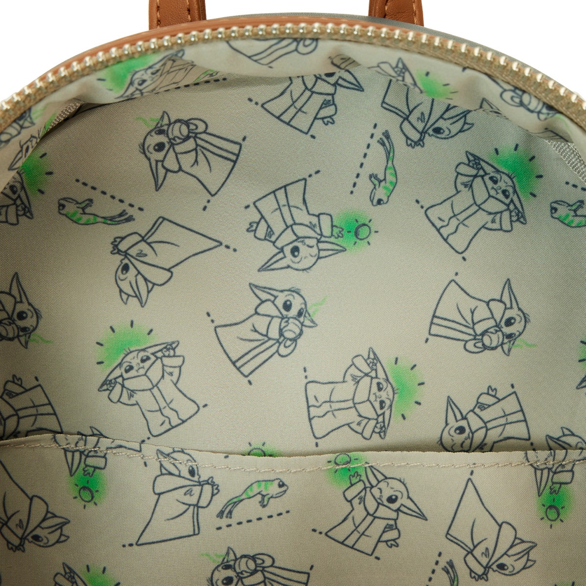 Loungefly Star Wars Ahsoka and Grogu Mini Backpack Holding Baby Yoda NWT Channel the Force in style ✨? This stunning Loungefly mini  main image 3