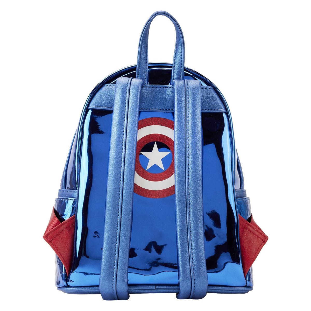 Marvel Infinity Saga Captain America Mini Backpack - Red, White & Blue Loungefly Marvel Captain America Brave New World Cosplay  main image 3