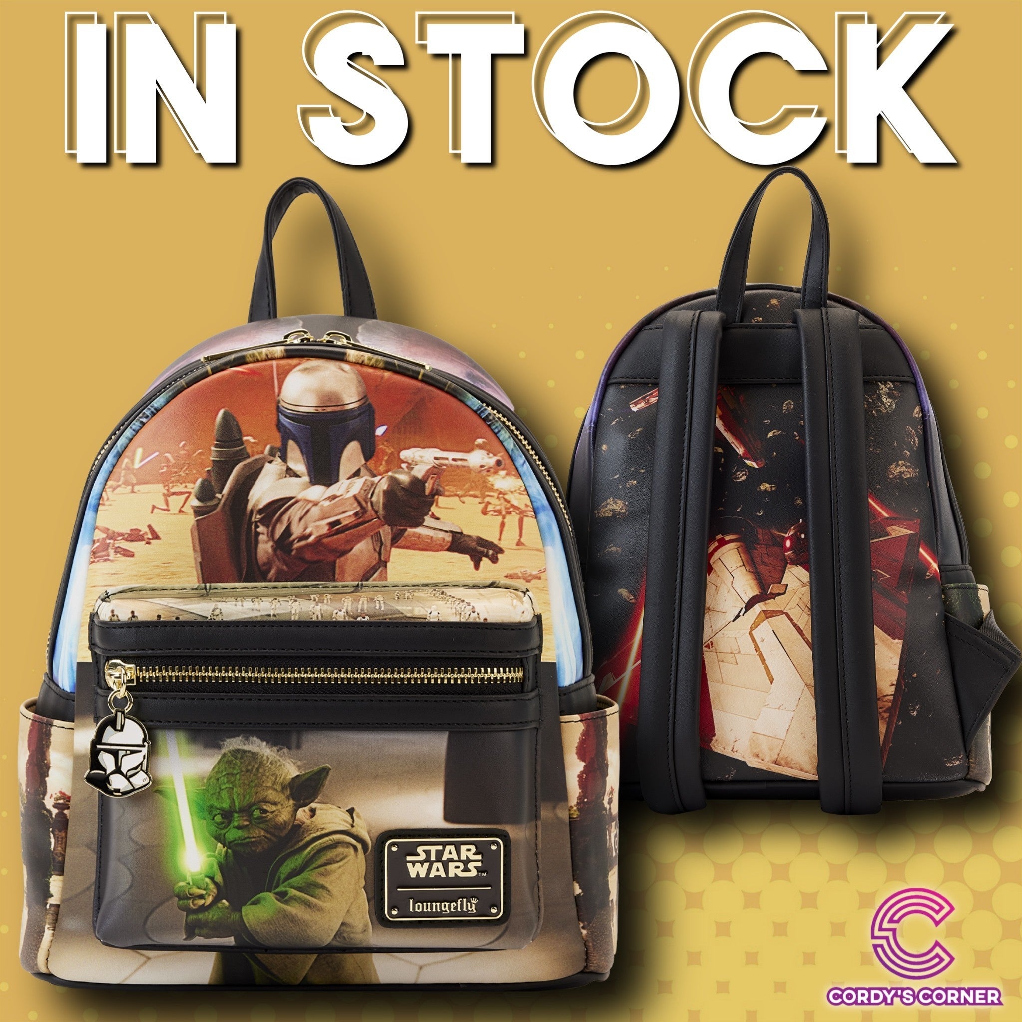 【Lounge Fly】Attack of the Clones Scene Mini Backpack STAR WARS EPISODE TWO ATTACK OF THE CLONES SCENE MINI