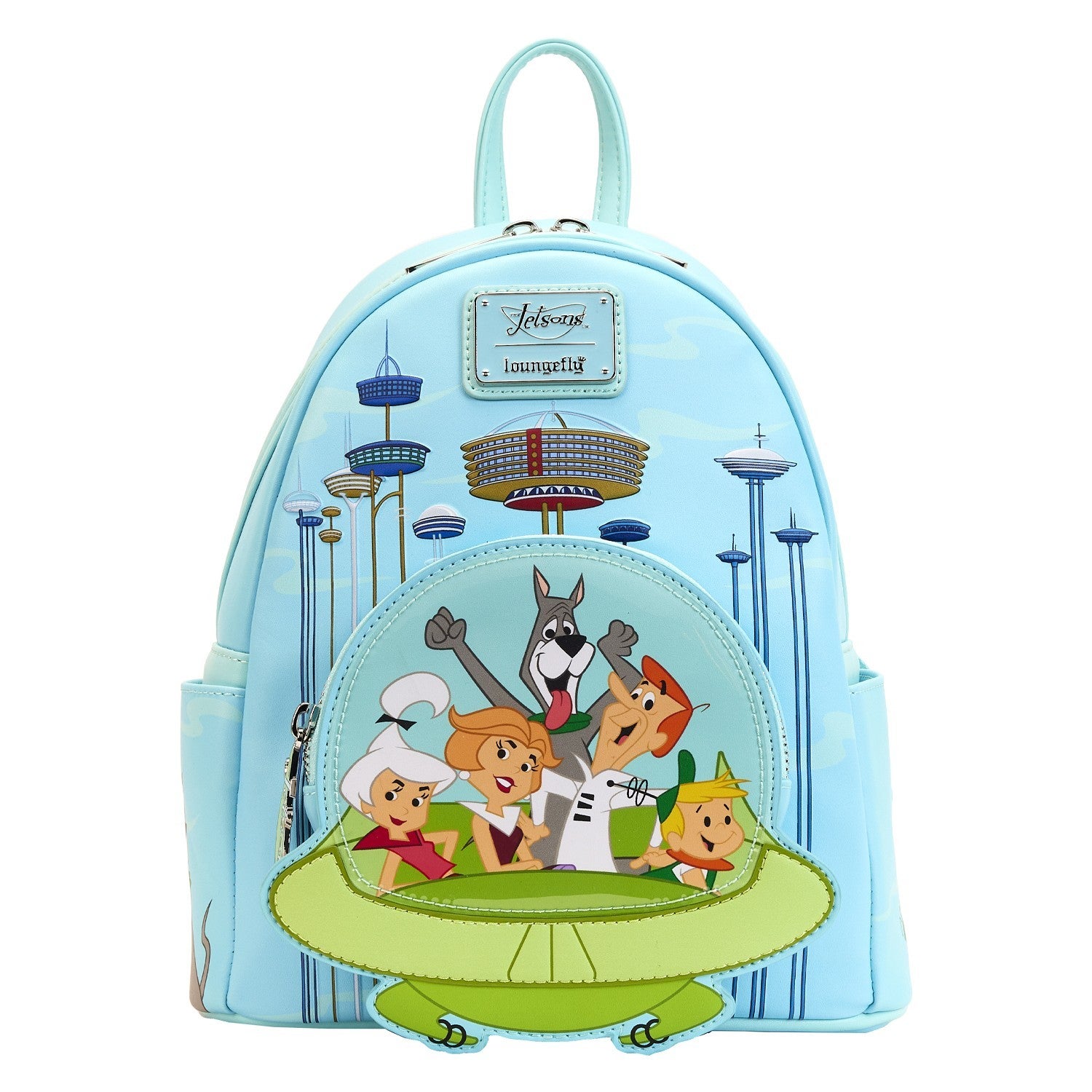WARNER BROTHERS THE JETSONS SPACESHIP MINI BACKPACK LOUNGEFLY
