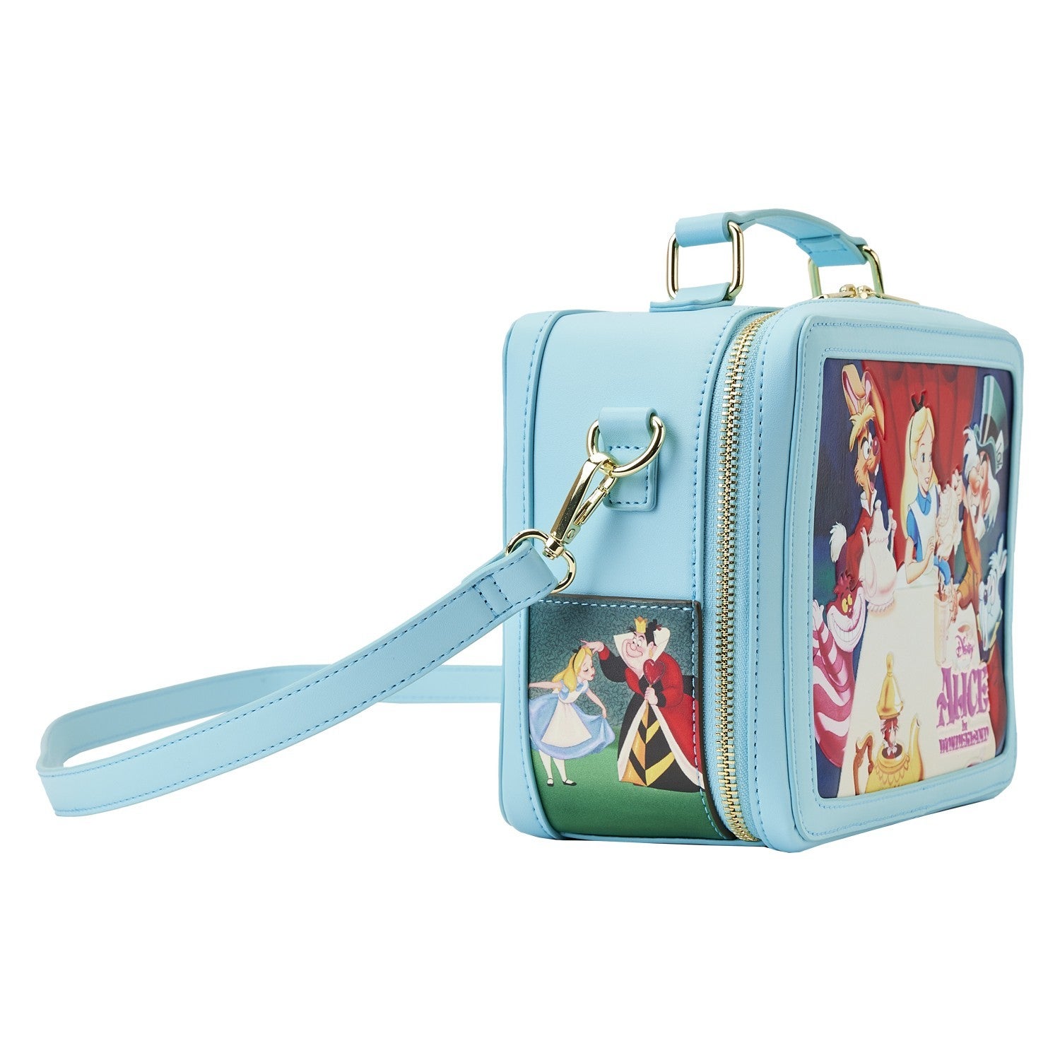 ALICE IN WONDERLAND CLASSIC MOVIE LUNCH BOX CROSSBODY Loungefly
