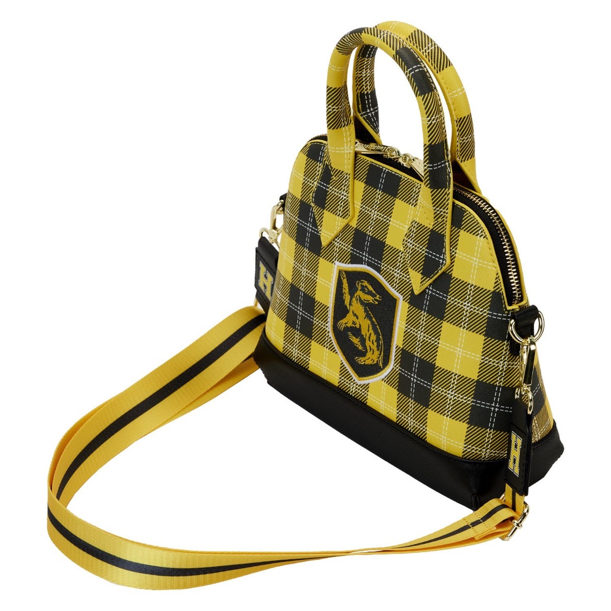 Loungefly Harry Potter Hufflepuff Plaid Mini Backpack Loungefly x Harry Potter Hufflepuff Elder Wand Mini Backpack  main image 3