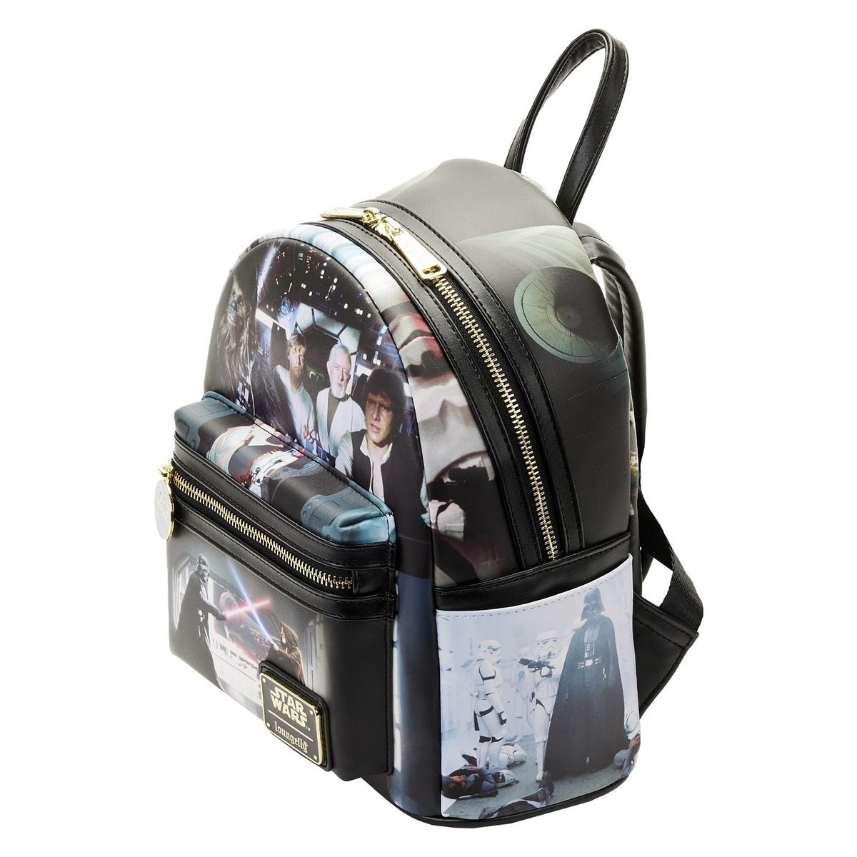 Disney Loungefly X Star Wars Backpack Rough Episode 4 A New Hope Disney Loungefly Mini Backpack - Star Wars Final Frames - A  main image 3