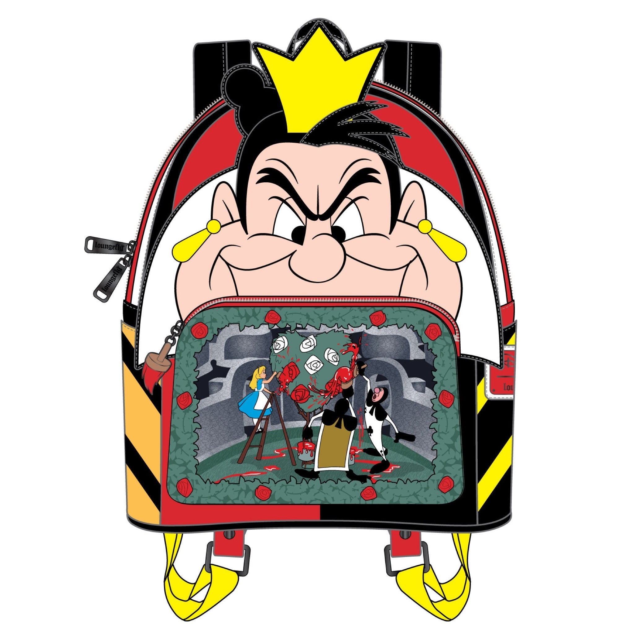 ?Loungefly Disney Villains Scenes Queen of Hearts Mini Backpack Loungefly Disney Villain Scenes Queen of Hearts Mini Backpack main image 3