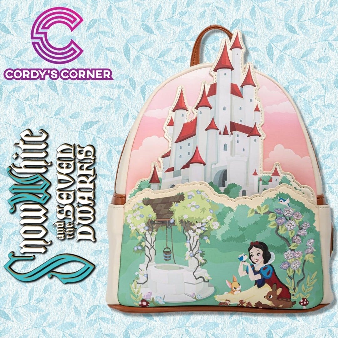 Snow White Castle Series Mini Backpack Loungefly | Cordy display picture 2