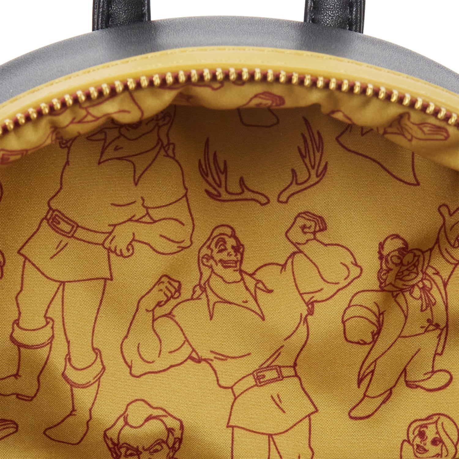Villains Scene Gaston Mini Backpack Loungefly | Cordy display picture 3