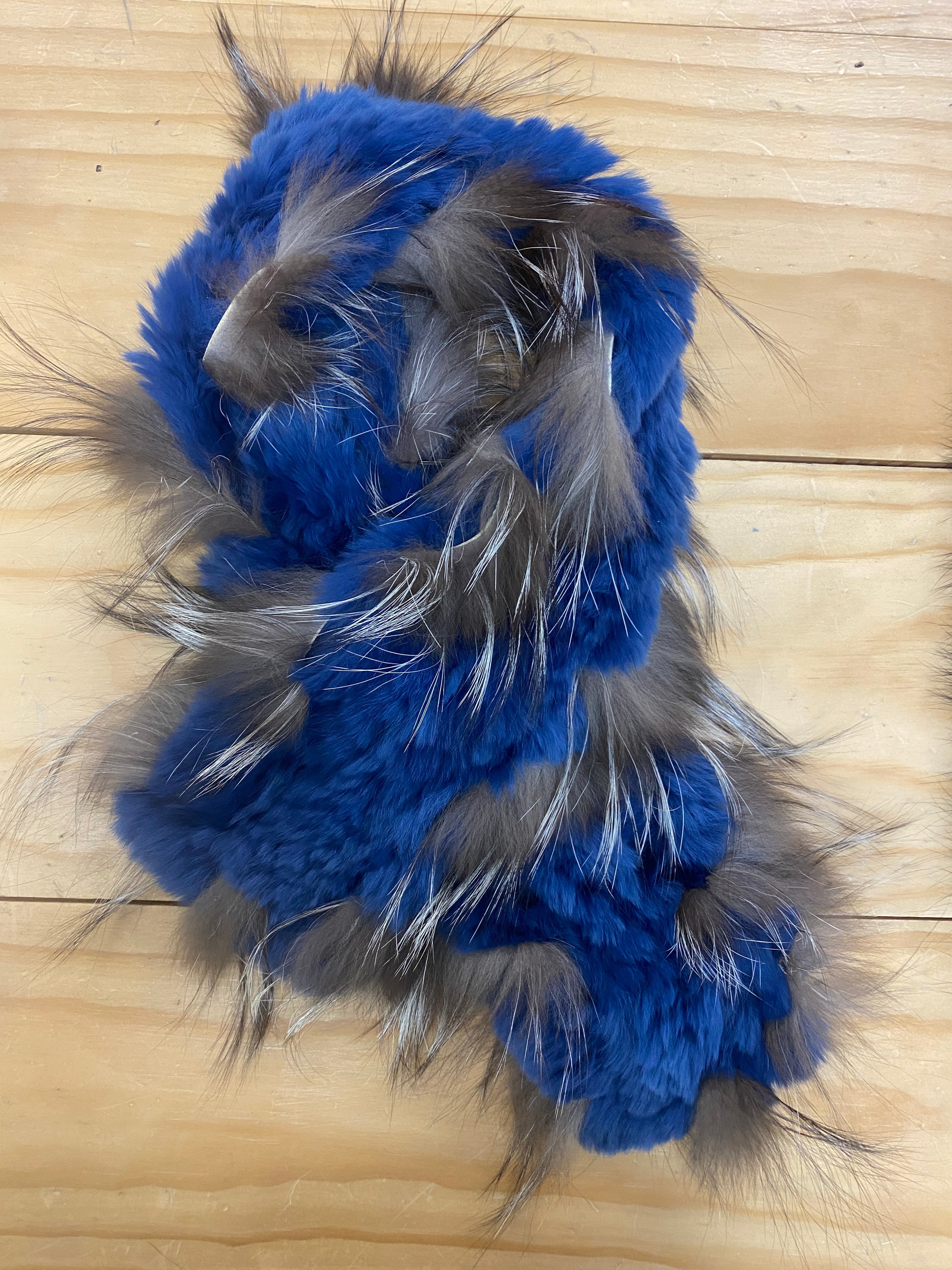 Fox & Rex Rabbit Fur Scarf - 3 Colors | Dakota Chappy