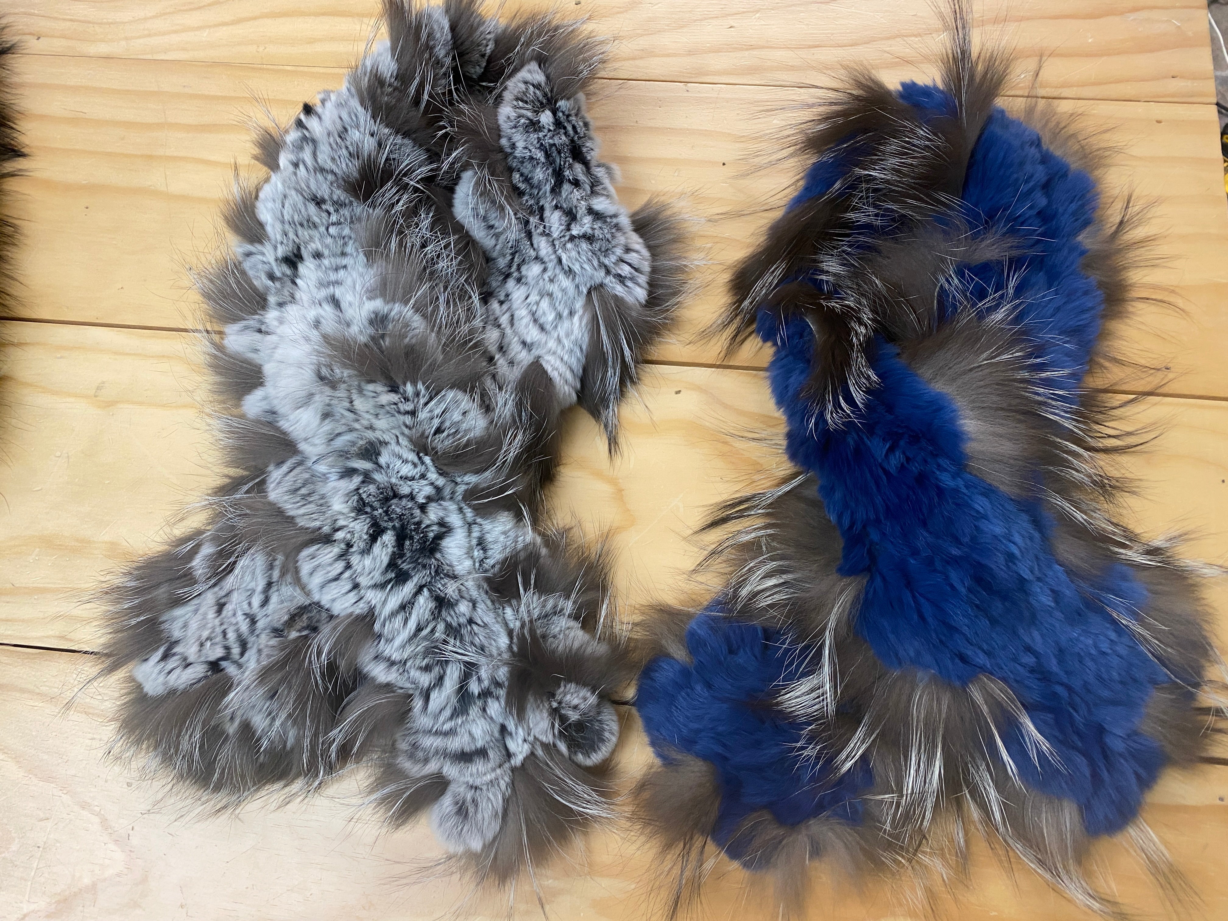 Fox & Rex Rabbit Fur Scarf - 3 Colors | Dakota Chappy