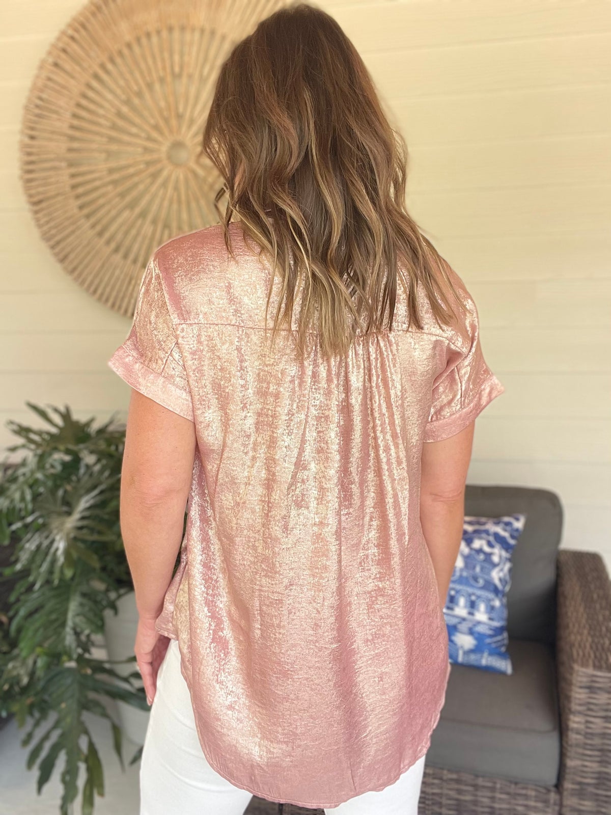 Button Down Short Sleeve Shirt