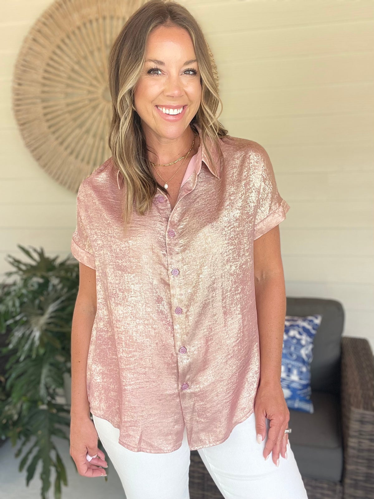 Button Down Short Sleeve Shirt