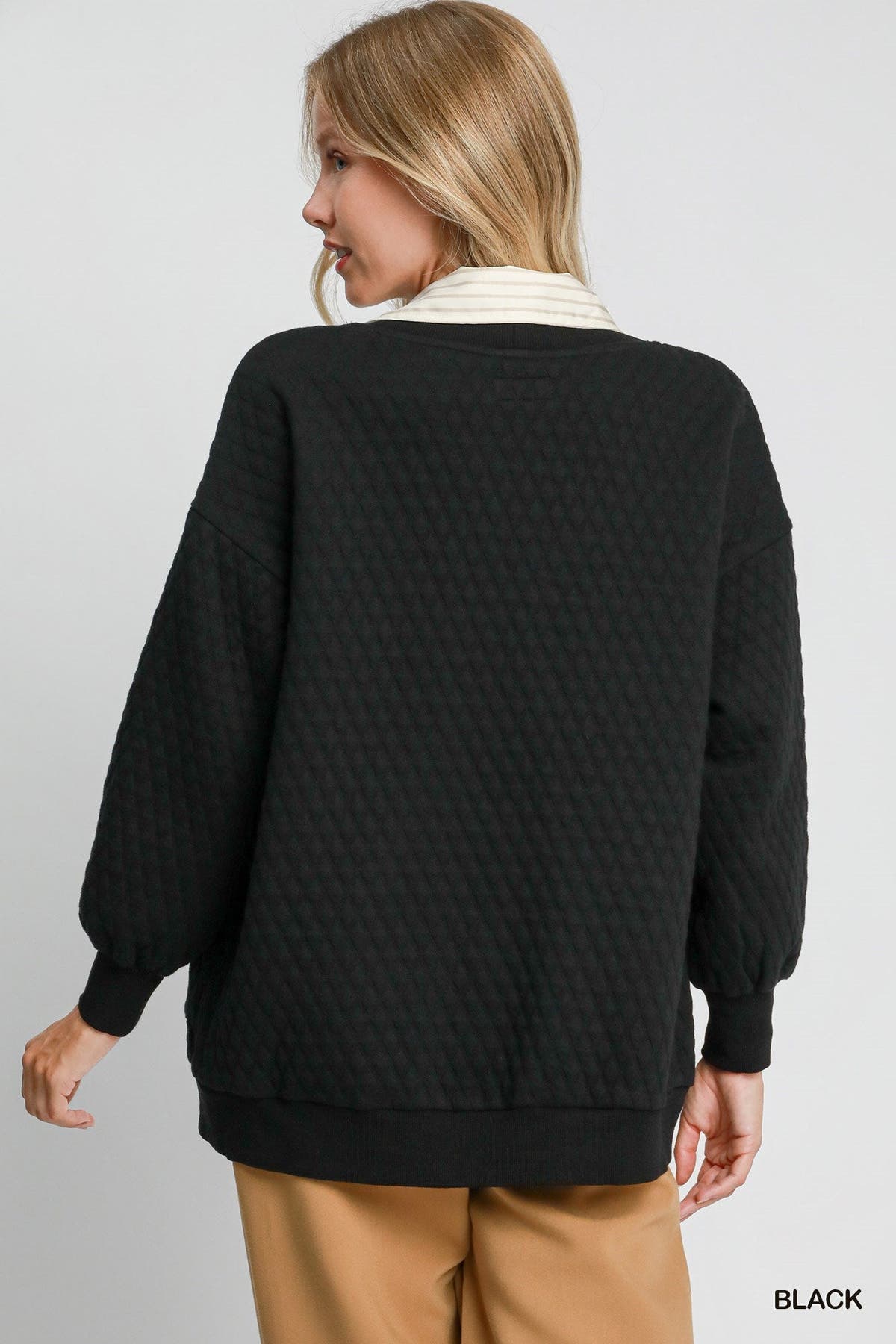 Umgee Button-Up Jacquard Cardigan