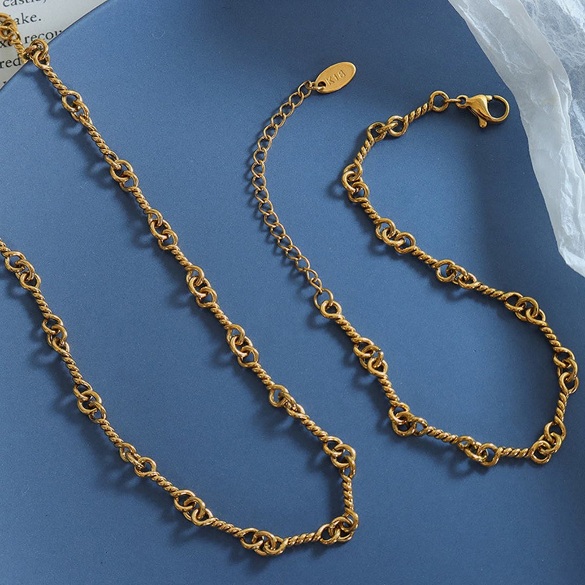 Titanium Steel Link Chain Bracelet *Final Sale*