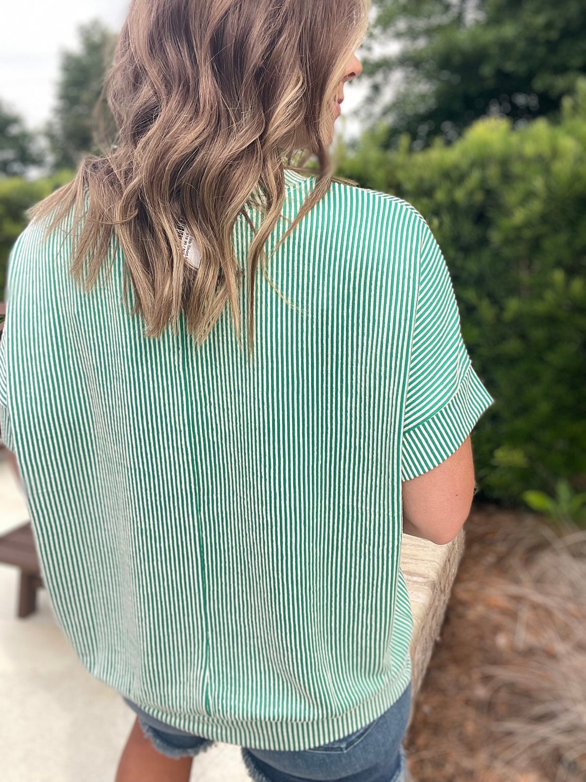 Zenana Corded Rib Short Sleeve T-Shirt