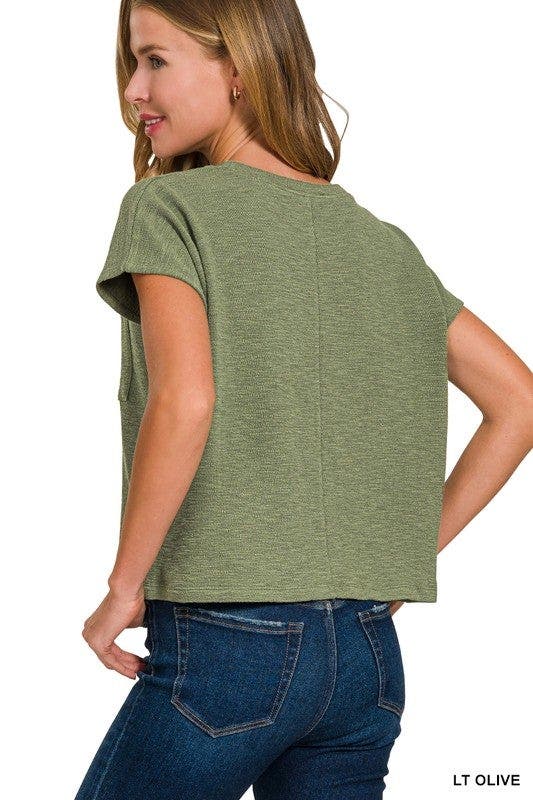 Zenana Round Neck Short Sleeve T-Shirt