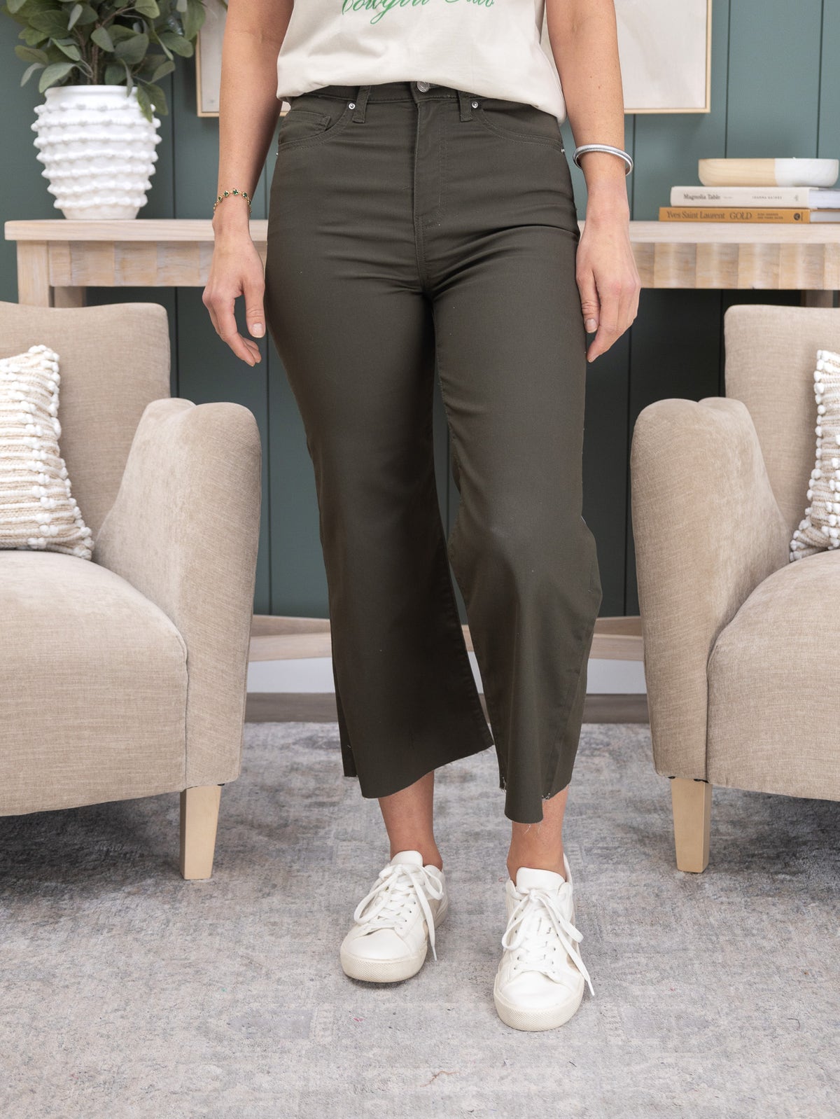 Zenana Plus Size High Rise Super Flare Denim Pants