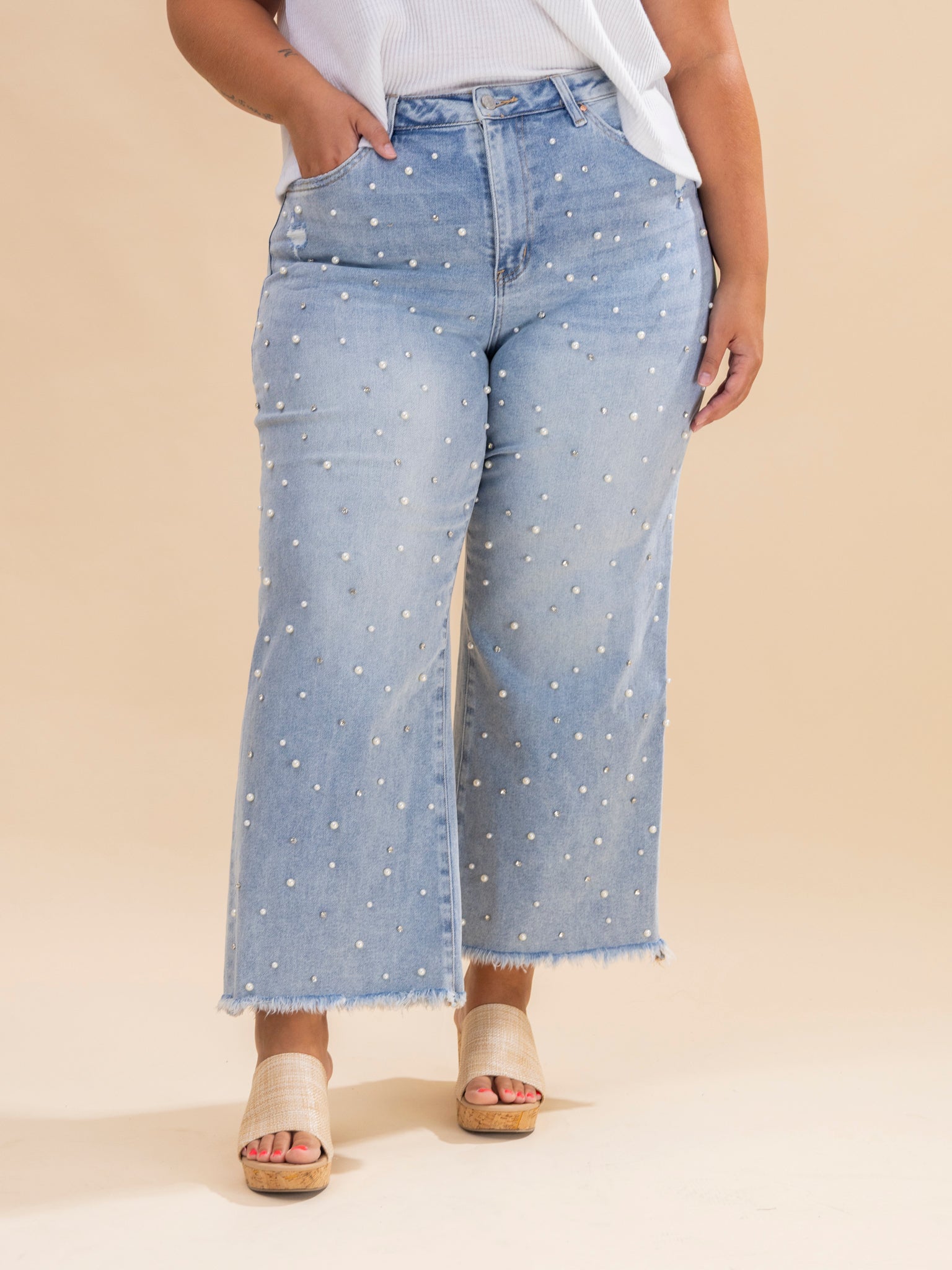 【PORTERNA】Redney Heart Wide Jeans PORTERNA(ポルテナ)のレディース デニム・ジーパン 人気アイテム