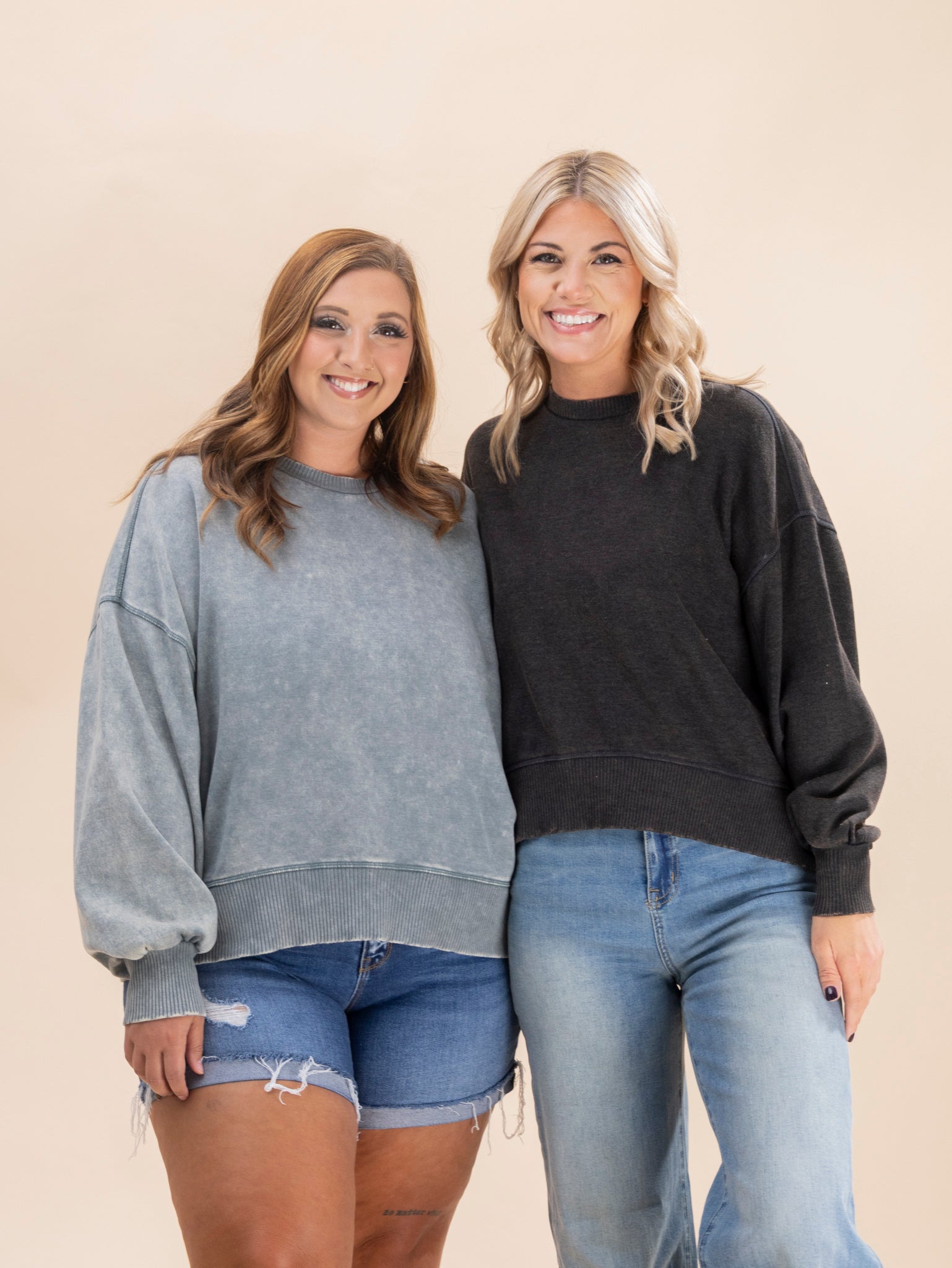 Zenana Acid Wash Fleece Oversized Pullover | S-3X | Great