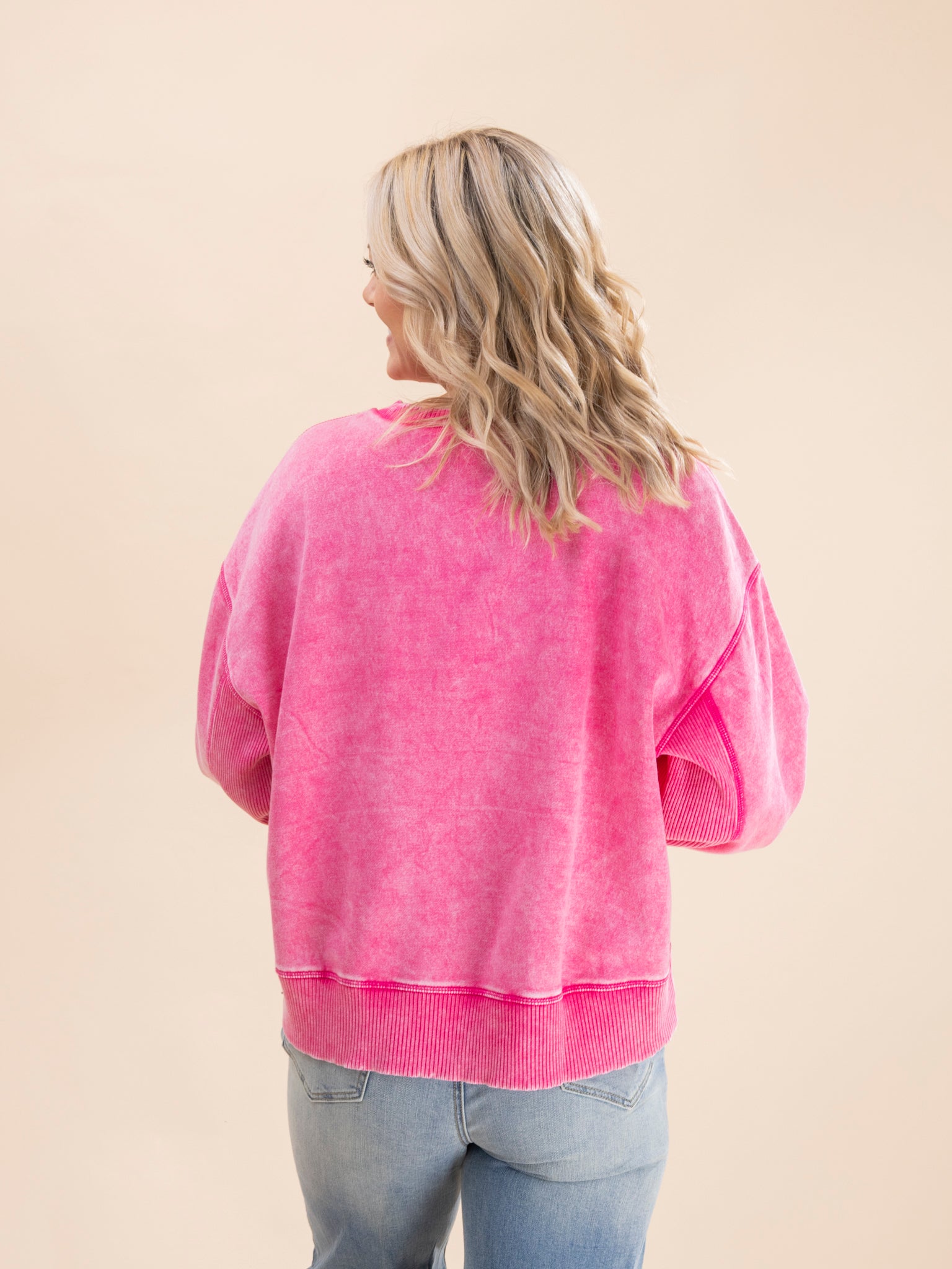 Zenana Acid Wash Fleece Oversized Pullover | S-3X | Great