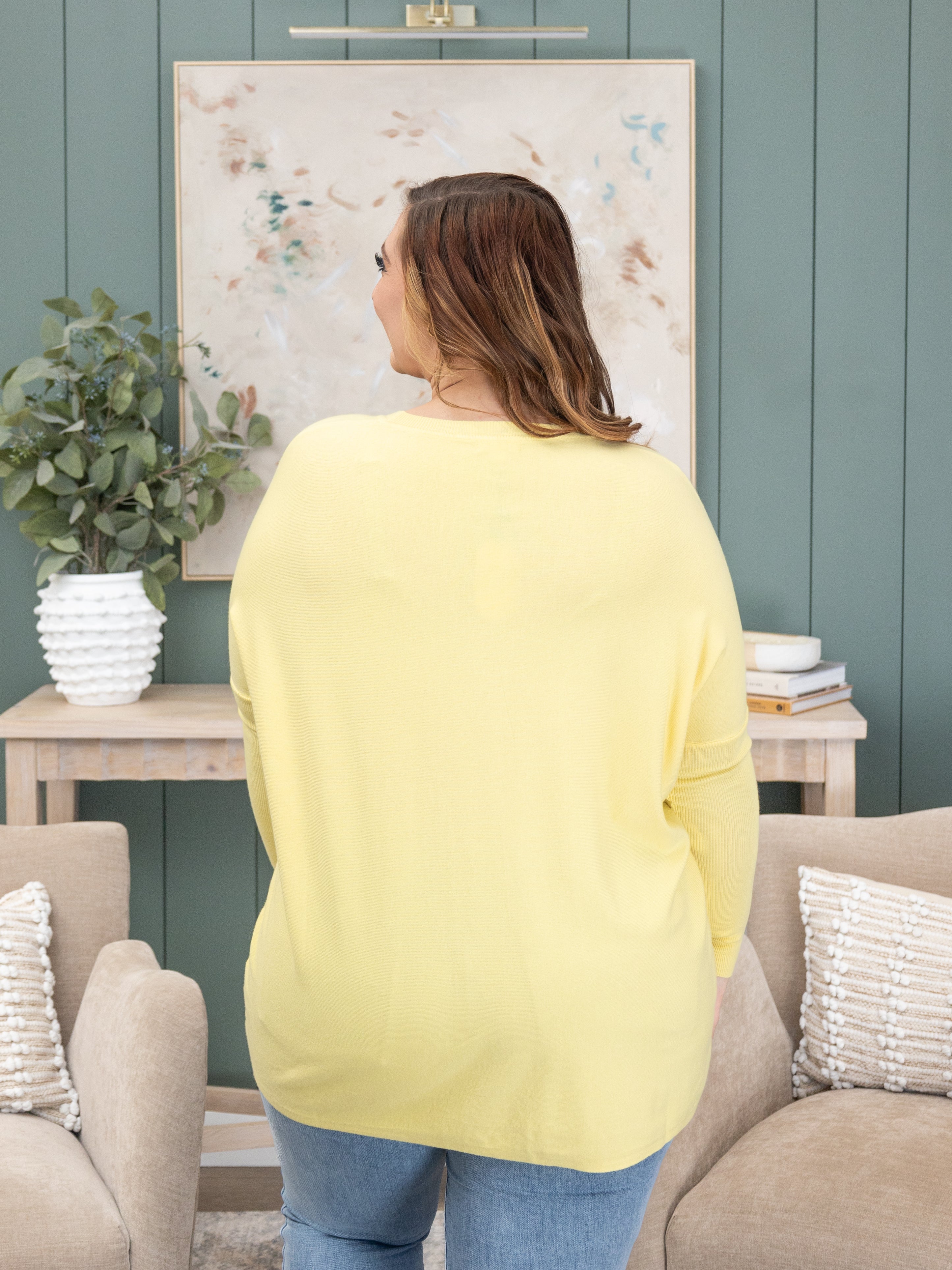 Tea N Rose Perfect Knit Oversized 2 Pocket Sweater | S/M - L/XL