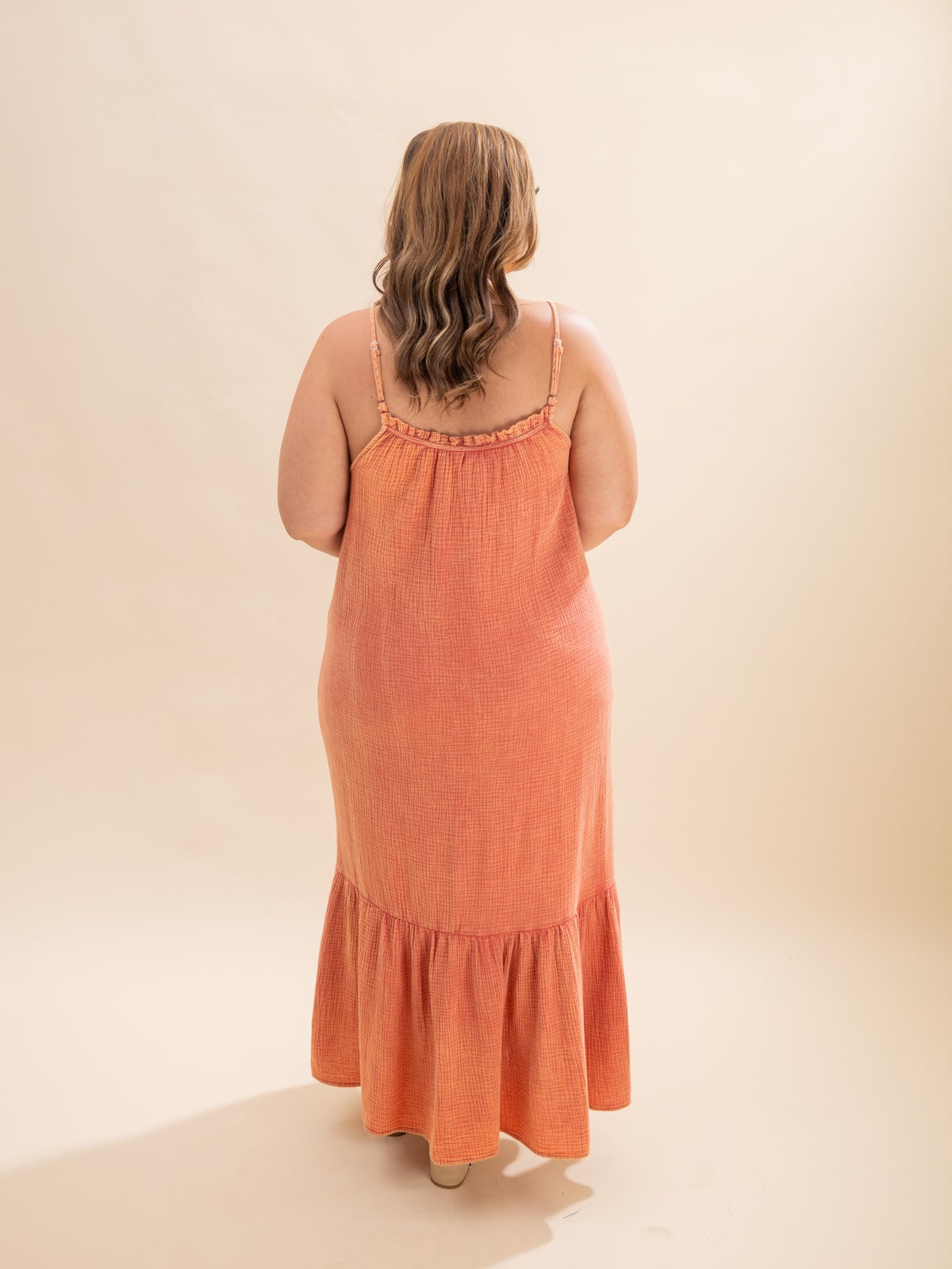 Ruffle Cotton Gauze Maxi Dress | S-L | Great Fashion. Amazing Deals. |  Discount Divas Women's Clothing Boutique