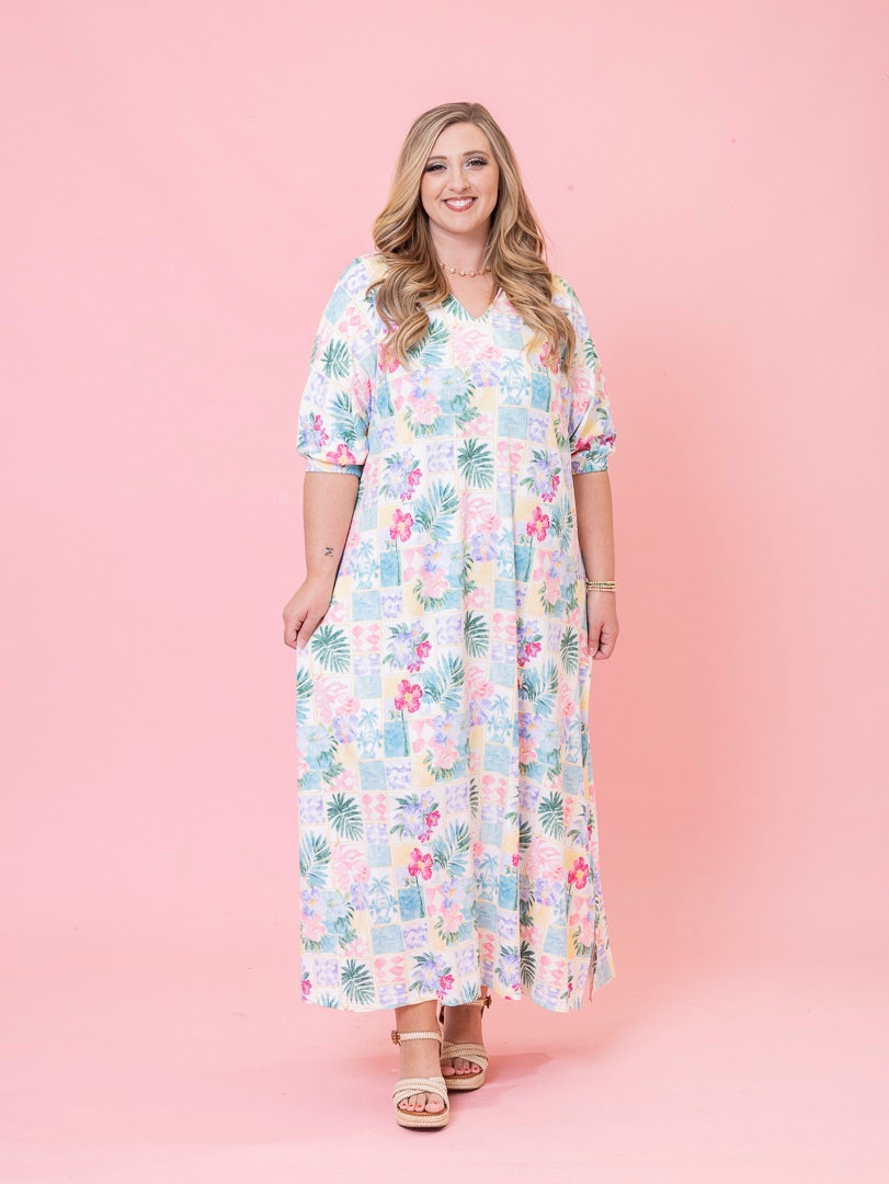 chinese dress ladies Summer Sunset Boho Linen Gauze Maxi Dress in Sm-3XL Blush Pink * on sa –  Poppy Road Boutique LLC main image 0