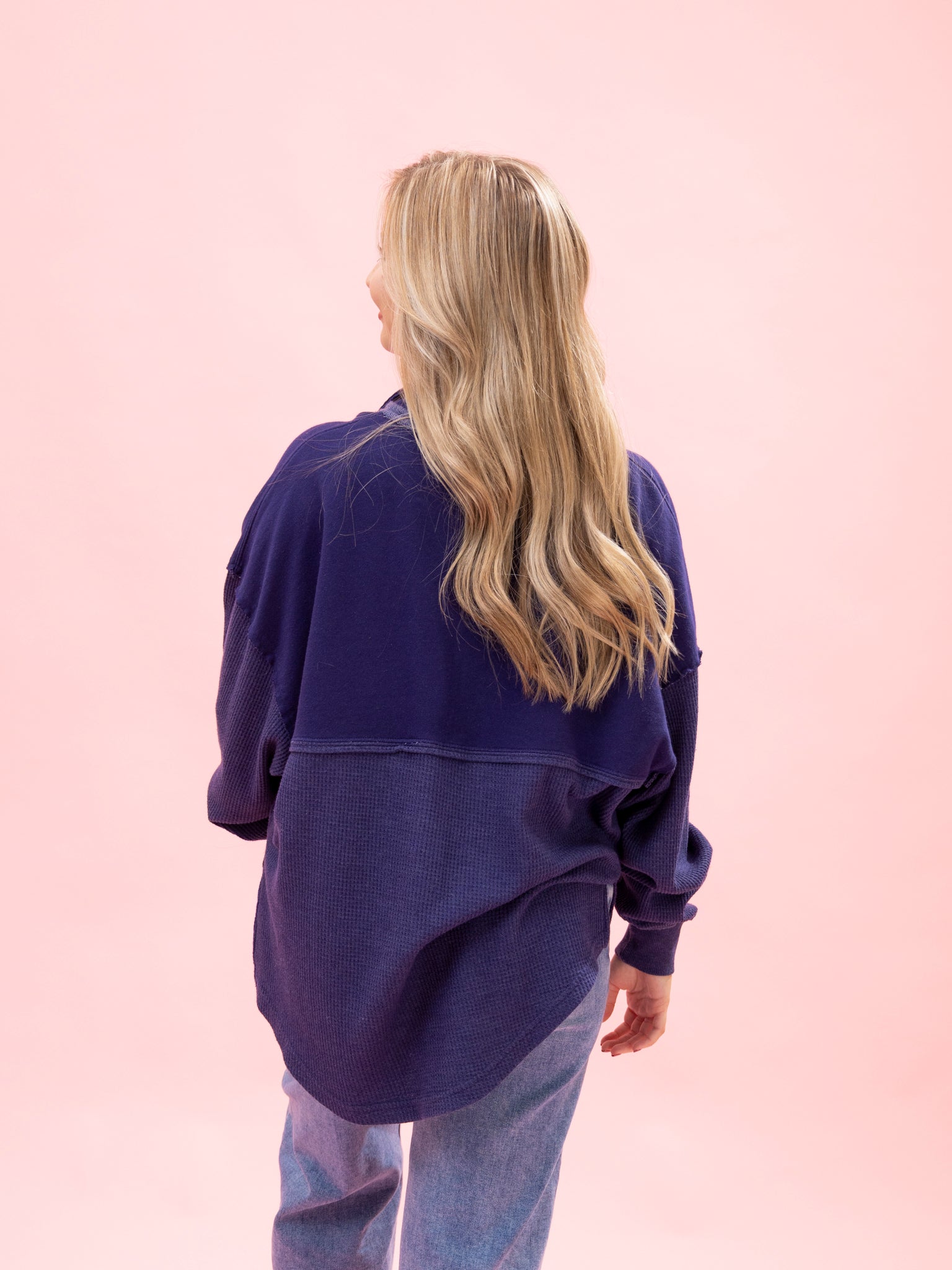 Quarter Zip Waffle Pullover by DD Design | S - 3XL | Great Fashion
