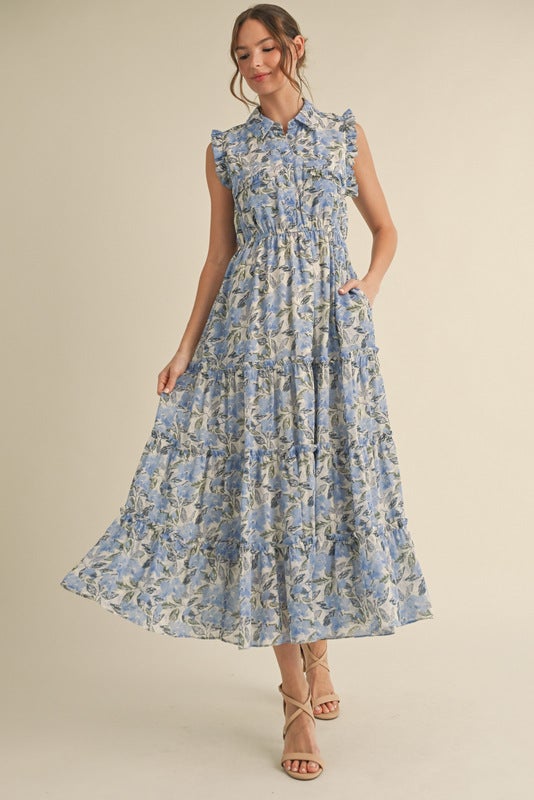 Sleeveless Ruffle Tiered Maxi Dress | S - L Jodifl | Great Fashion. Amazing Deals. | Discount Divas Women's Clothing Boutique Sleeveless Ruffle Tiered Maxi Dress | S - L Jodifl | Great Fashion. Amazing Deals. | Discount Divas Women's Clothing Boutique