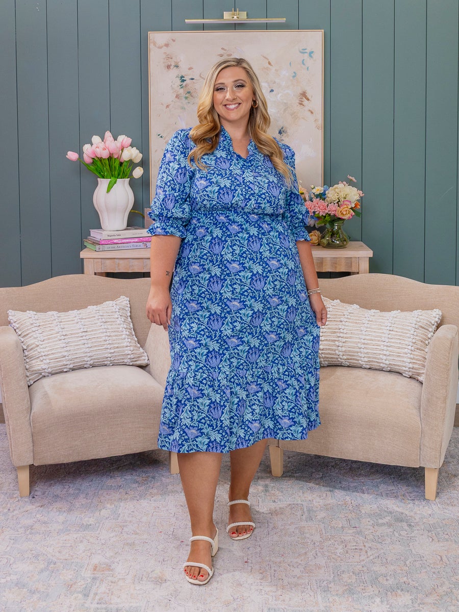 Dear Scarlett Lizzy Wrinkle Free Tiered Sleeveless Dress | S - 3XL
