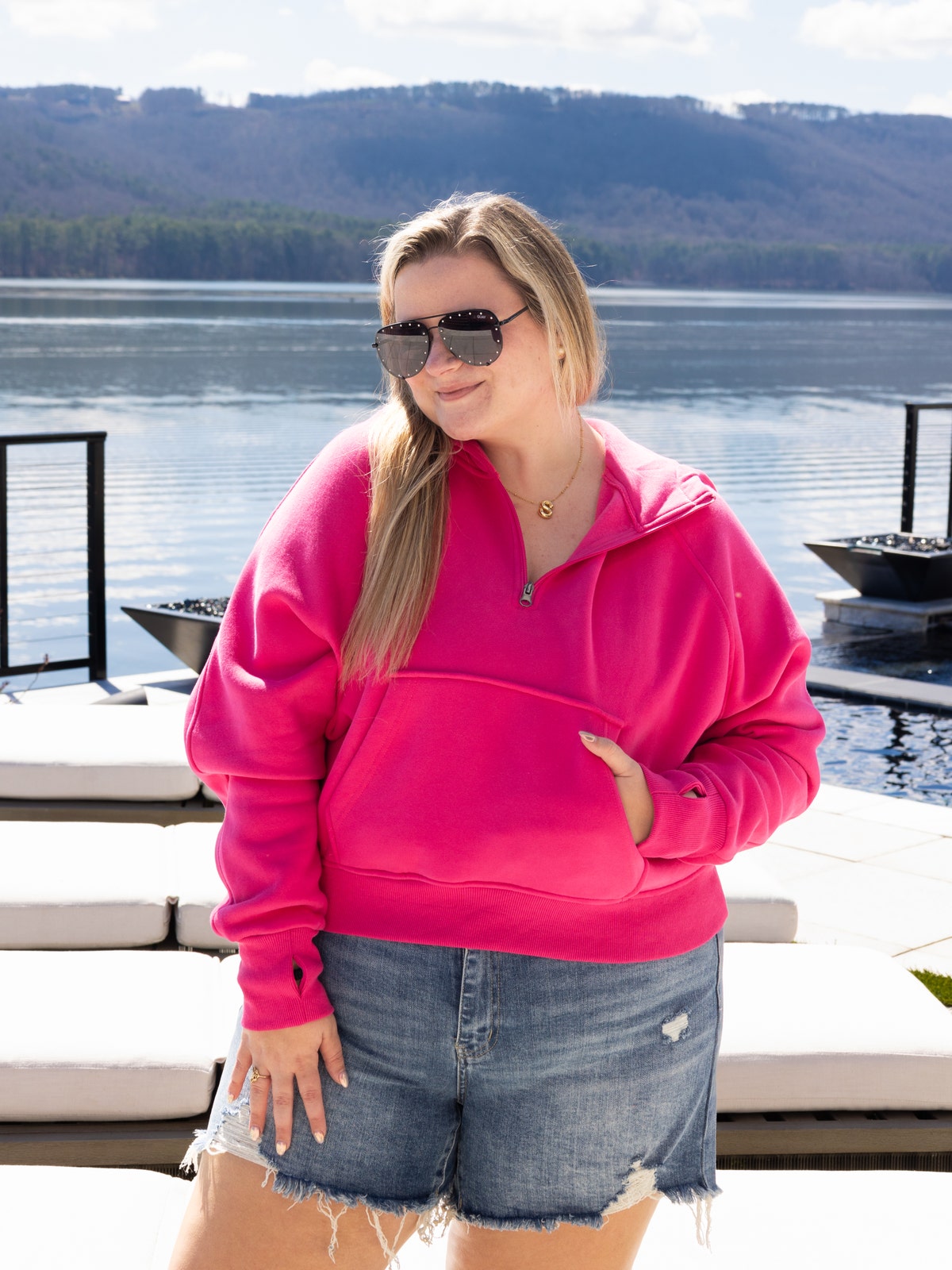 DD Design Luxe Fleece Half Zip Hoodie | S-3XL | Great Fashion 