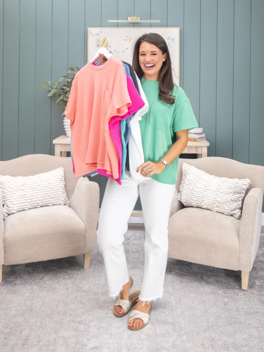 Nina Leonard Side Tie Boxy Top - 23440365 | HSN