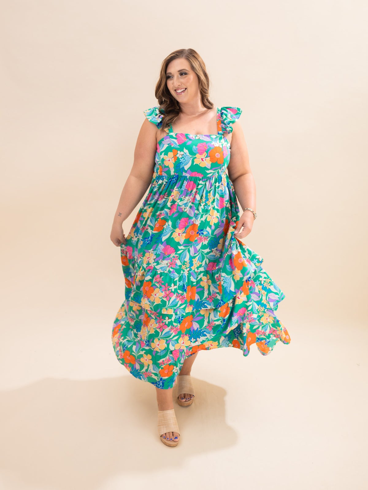 Floral Tiered Maxi Dress | S-XL | Great Fashion. Amazing Deals. | Discount  Divas Women's Clothing Boutique