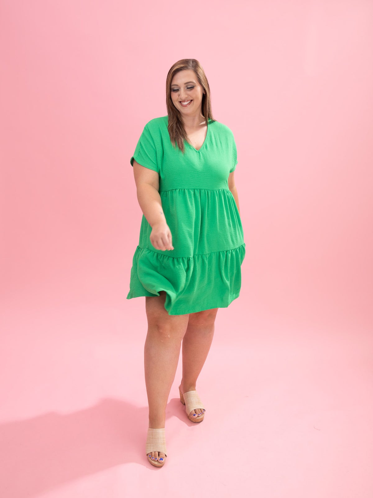 Airflow Tiered Knee Length Dress by DD Design | S-3XL *Final Sale* | Great  Fashion. Amazing Deals. | Discount Divas Women's Clothing Boutique