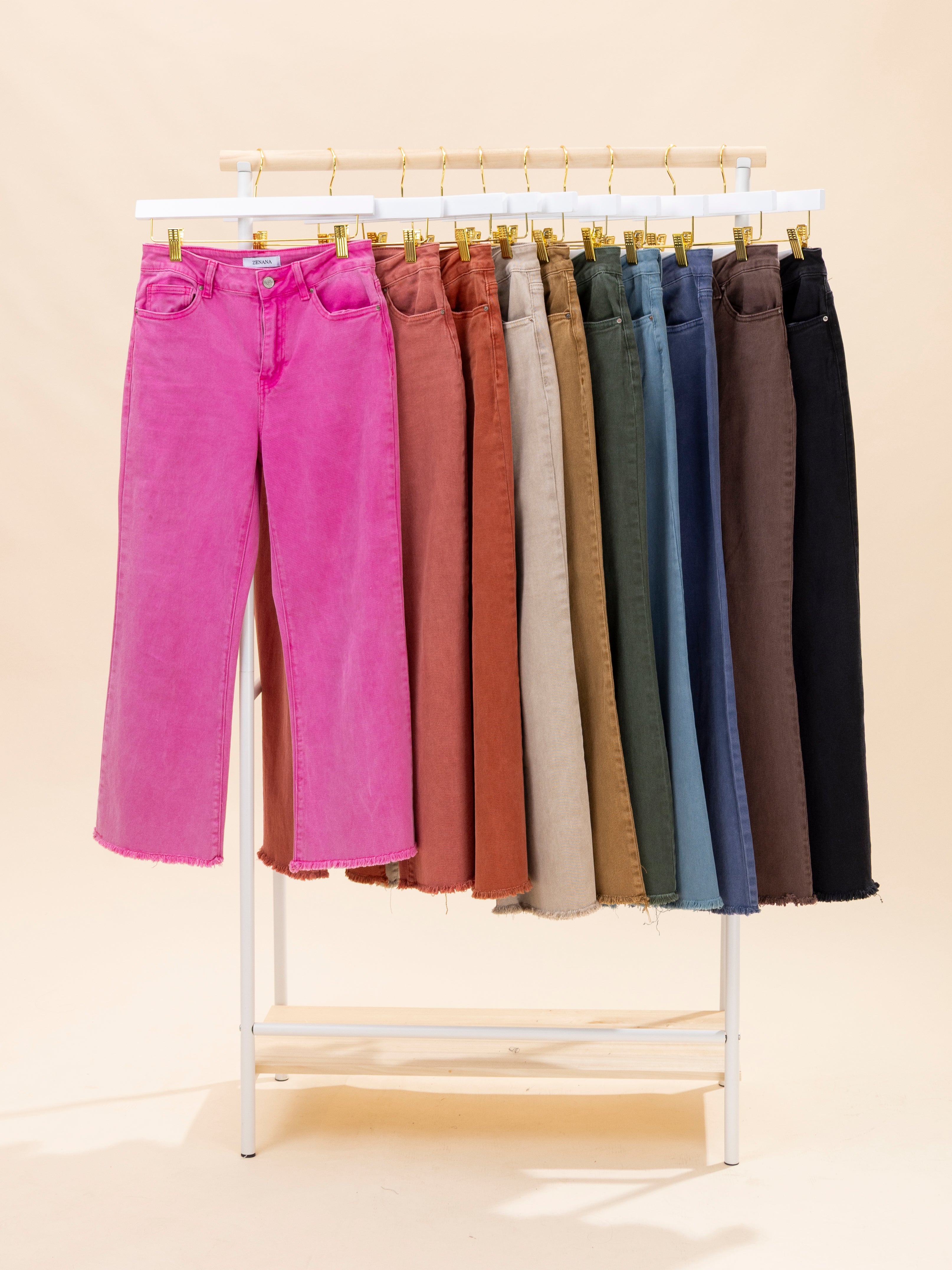 Zenana High Waist Cropped Bootcut | S - XL | Great Fashion