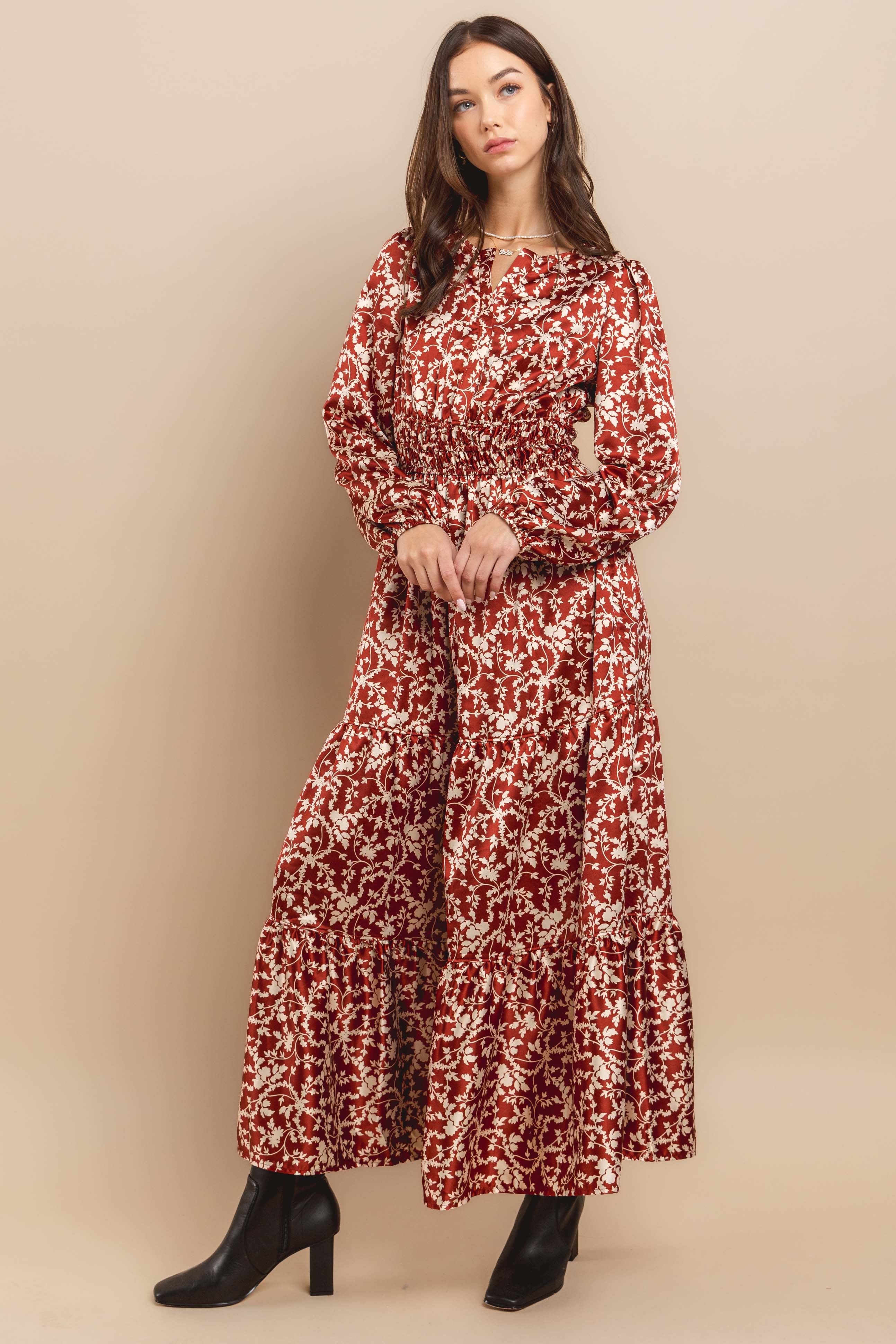 ces femme maxi dress Ces Femme | Dresses | Ces Femme Mustard Floral Backless Halter Maxi Dress Ochre Boho Tiered Medium Nwt