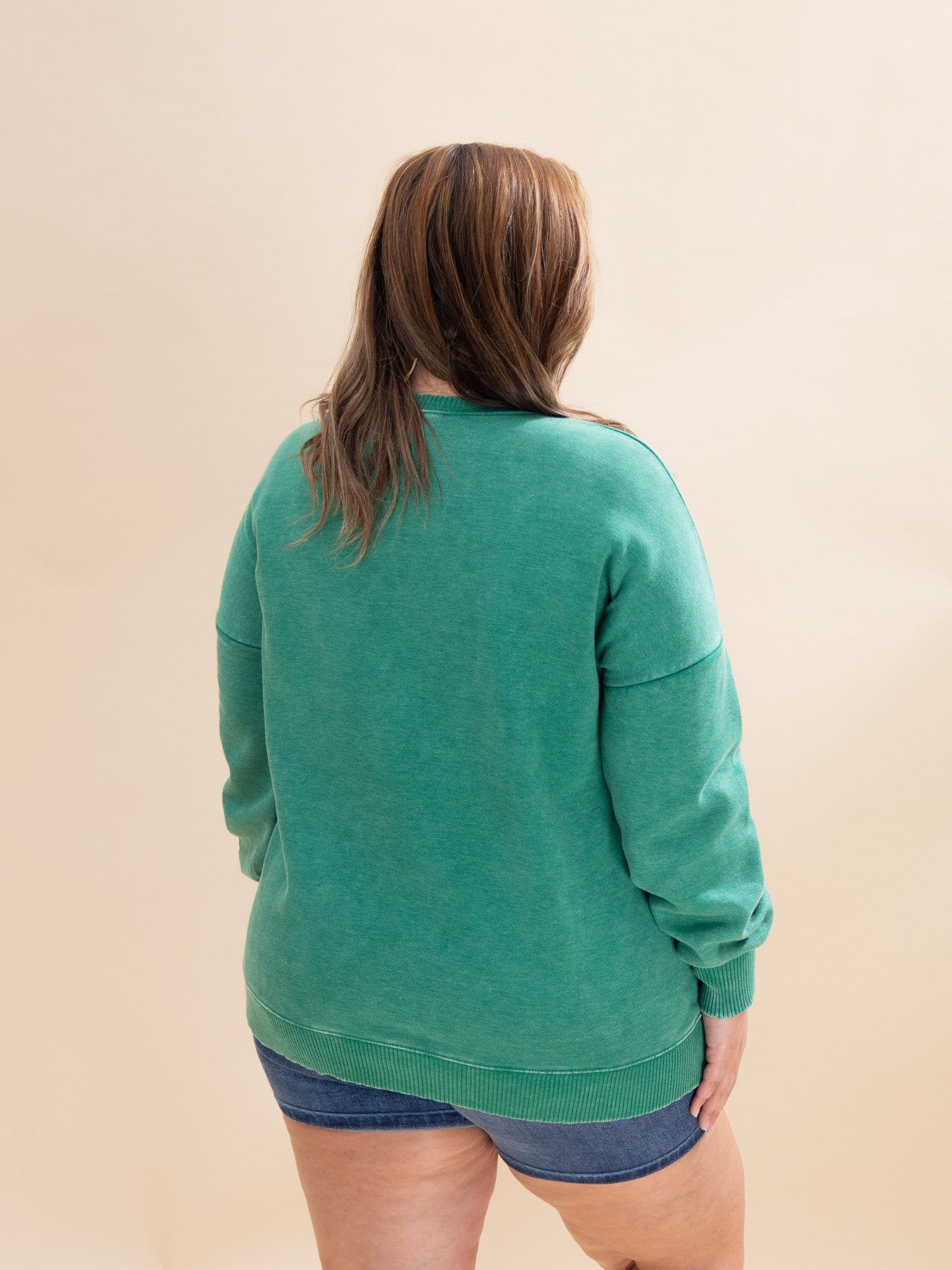 Zenana Acid Wash Fleece High Low Hem Pullover | S - 3X | Great