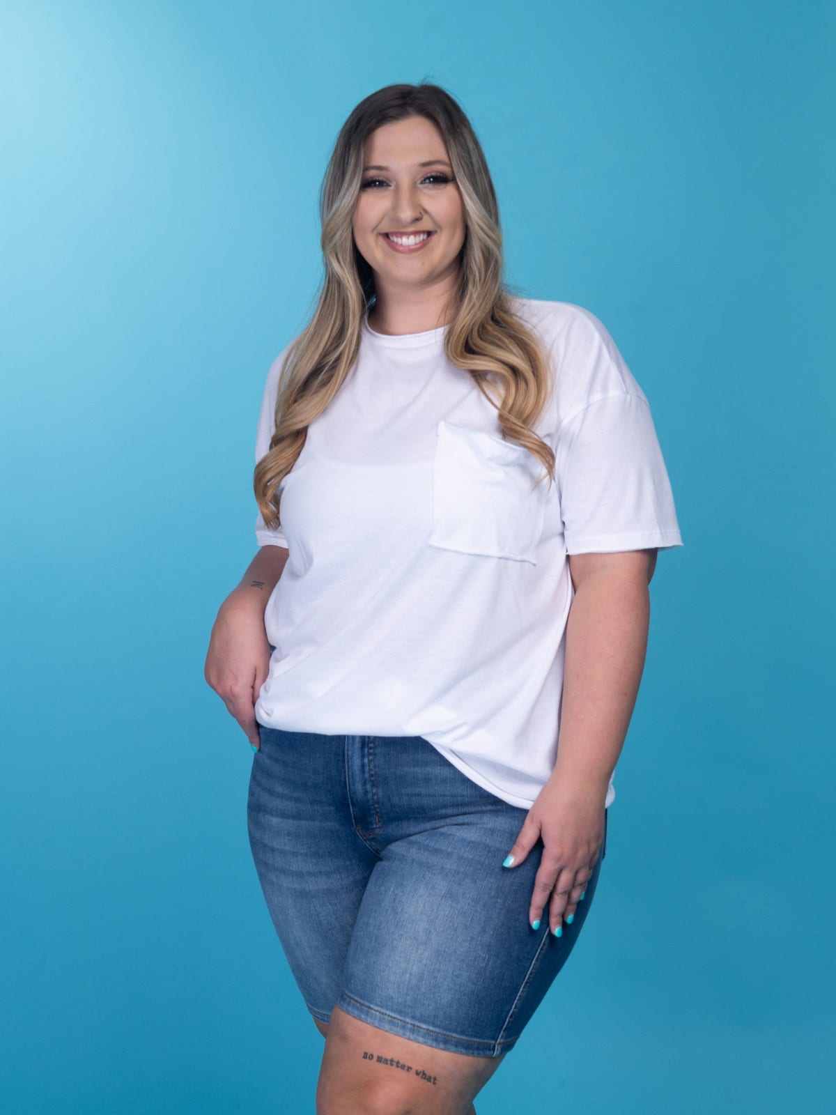 Judy Blue High Waist Tummy Control Double Button Bermuda Shorts