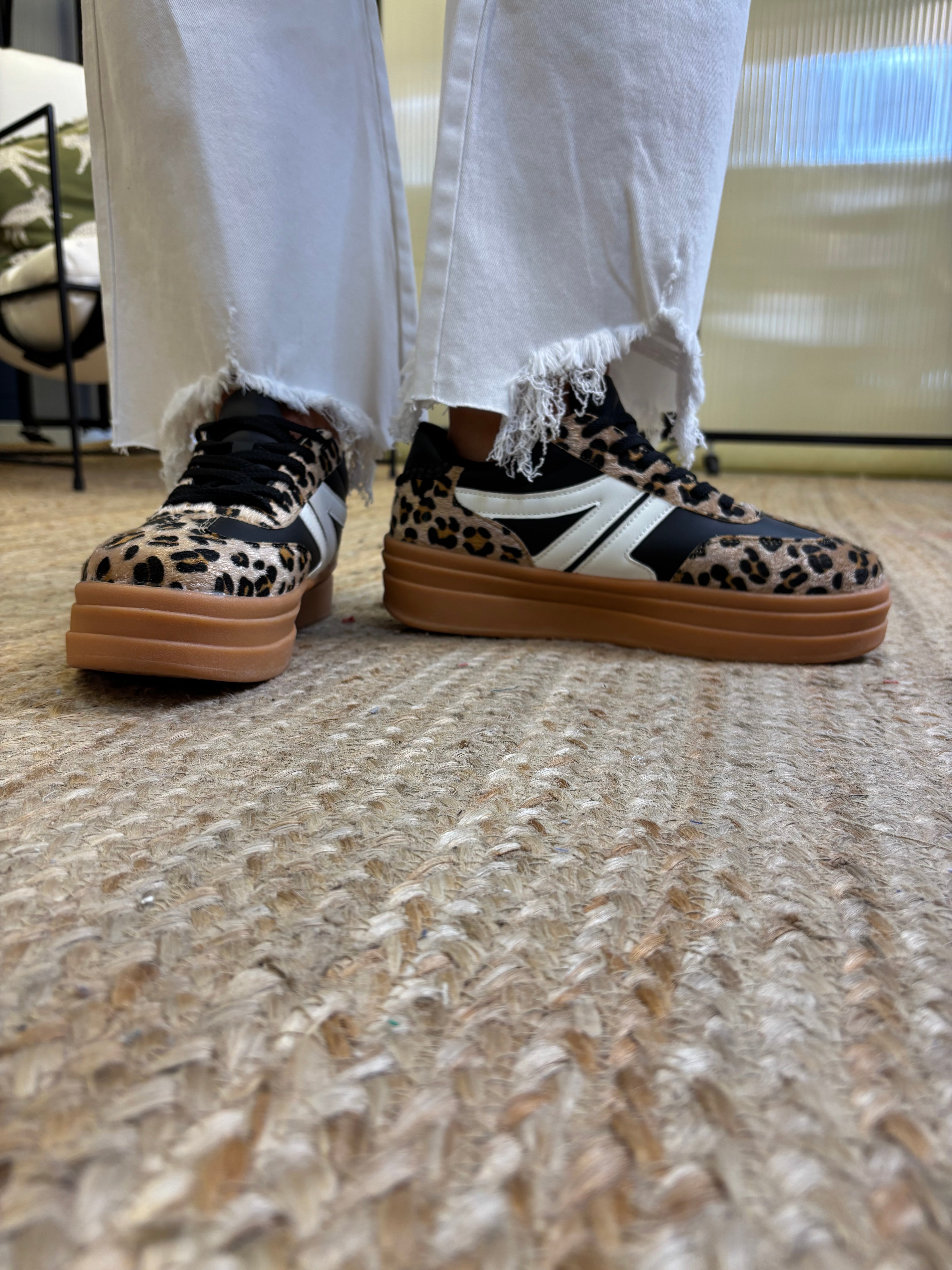 Lia⋈♡*。゜　1001 Leopard Lia Sneakers *Final Sale* | Deep South Pout | Trendy