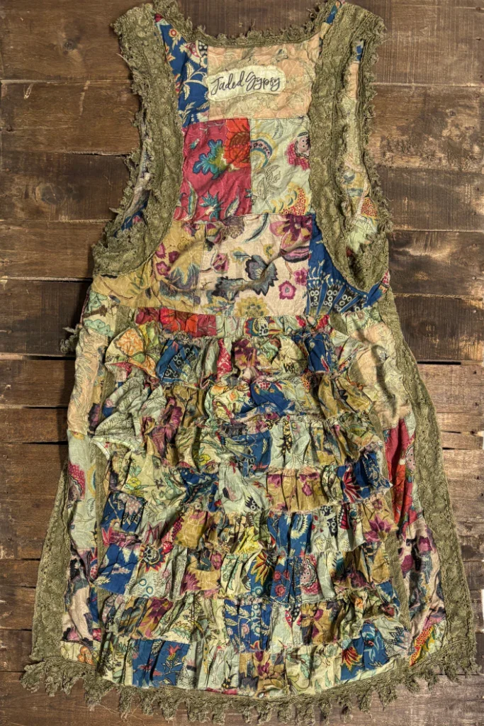 Kantha Sunrise Ruffle Pant 