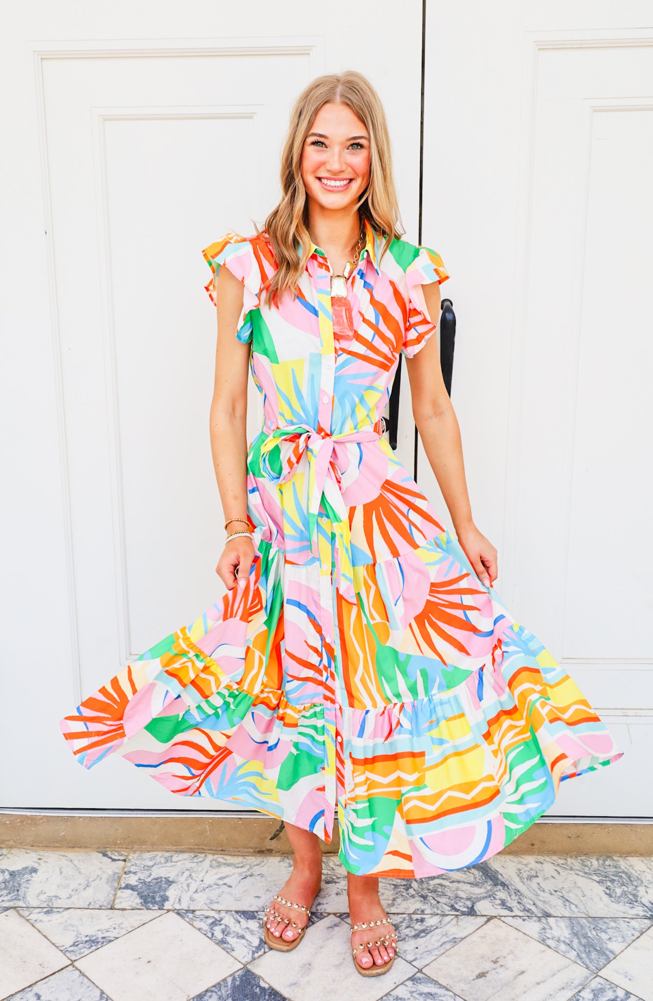 beige coastal escape dress Coastal Cutie Ribbed Maxi Dress in Beige L / Beige main image 0