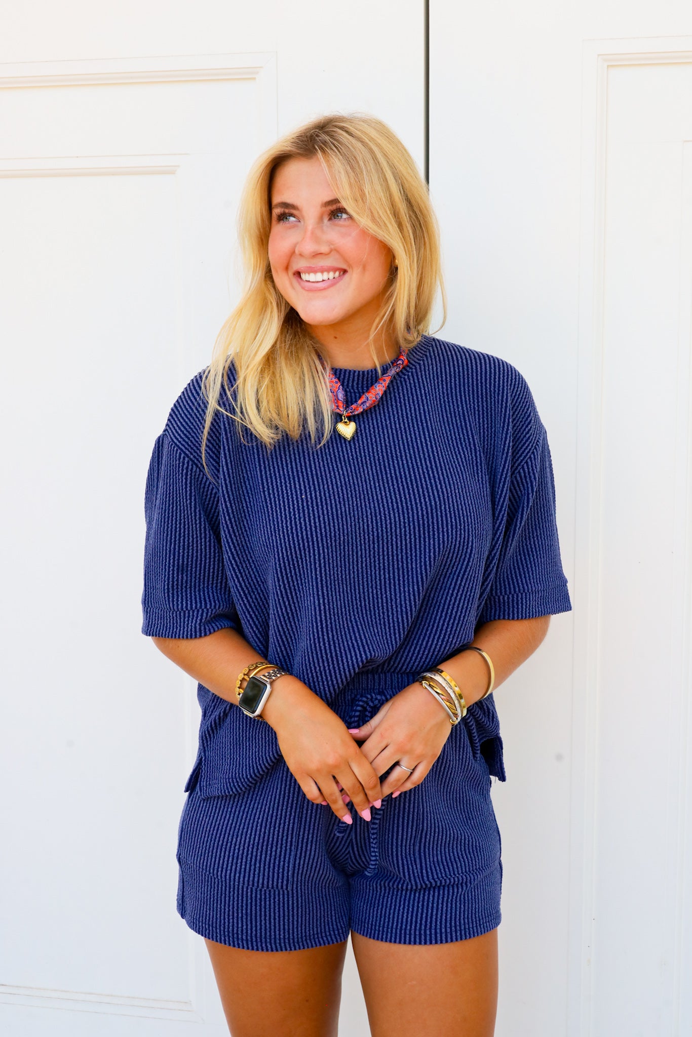 ELLIE ドットシアーTOPS【NAVY】 ELLIE ドットシアーTOPS【NAVY】 - メルカリ