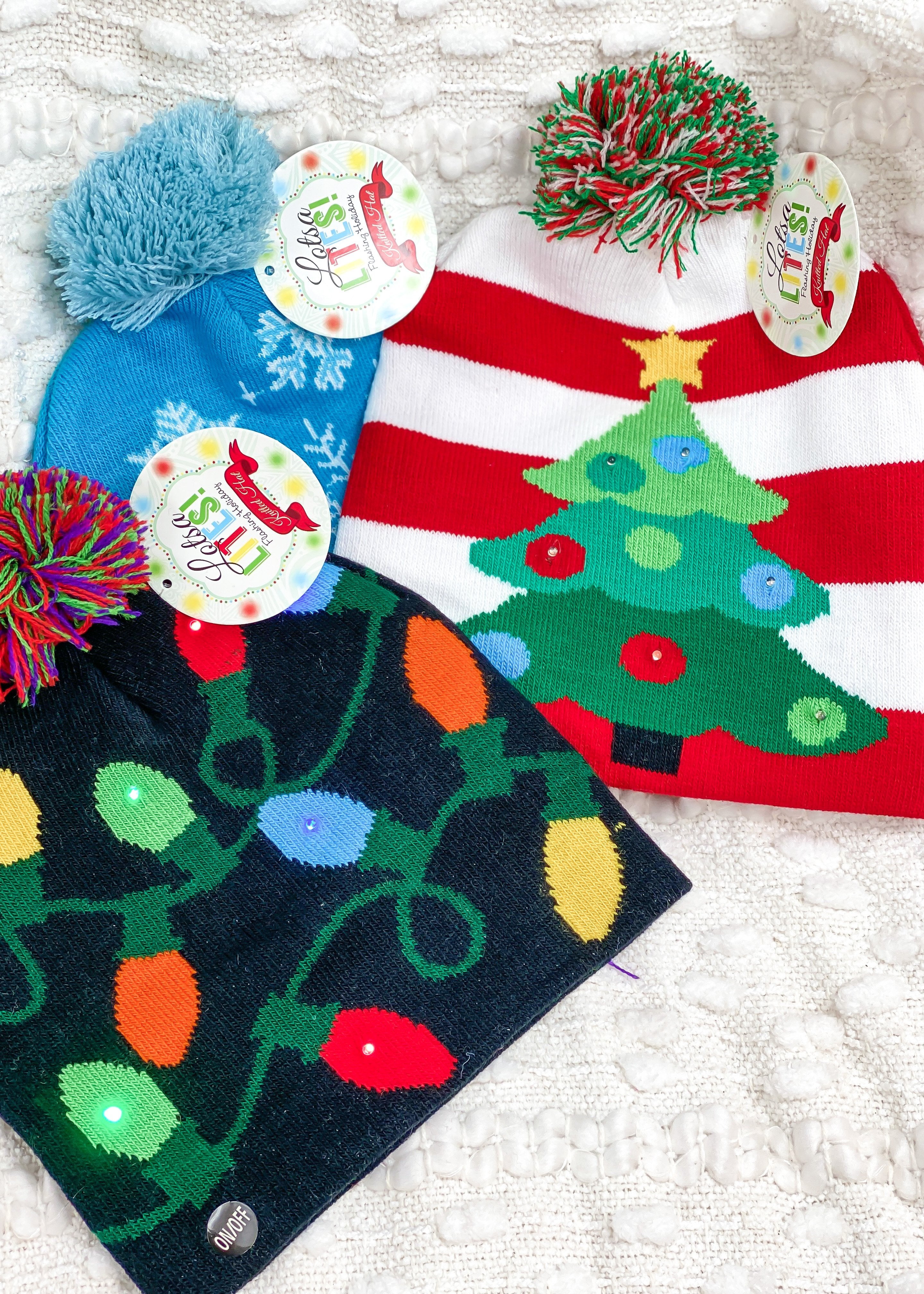 Lotsa Lites Flashing Holiday Knitted 