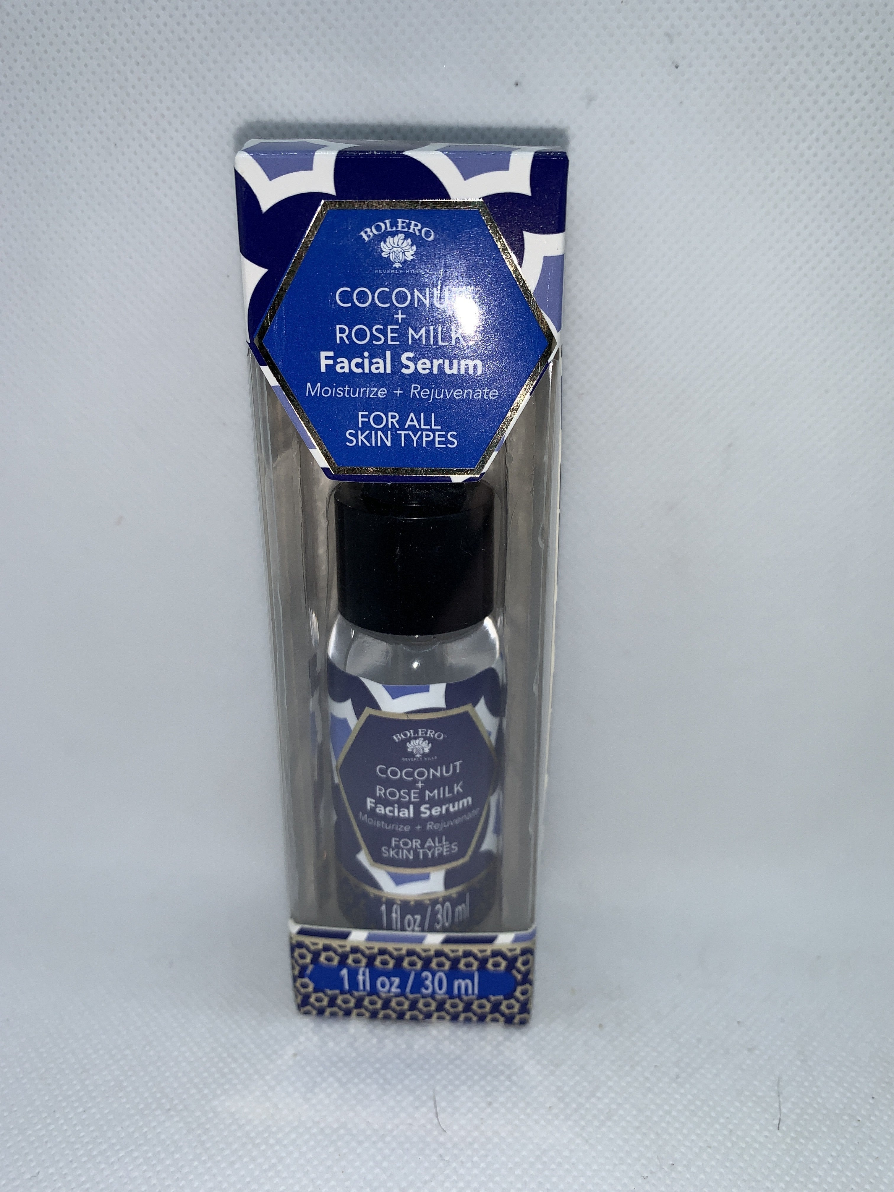 coconut rose milk facial serum