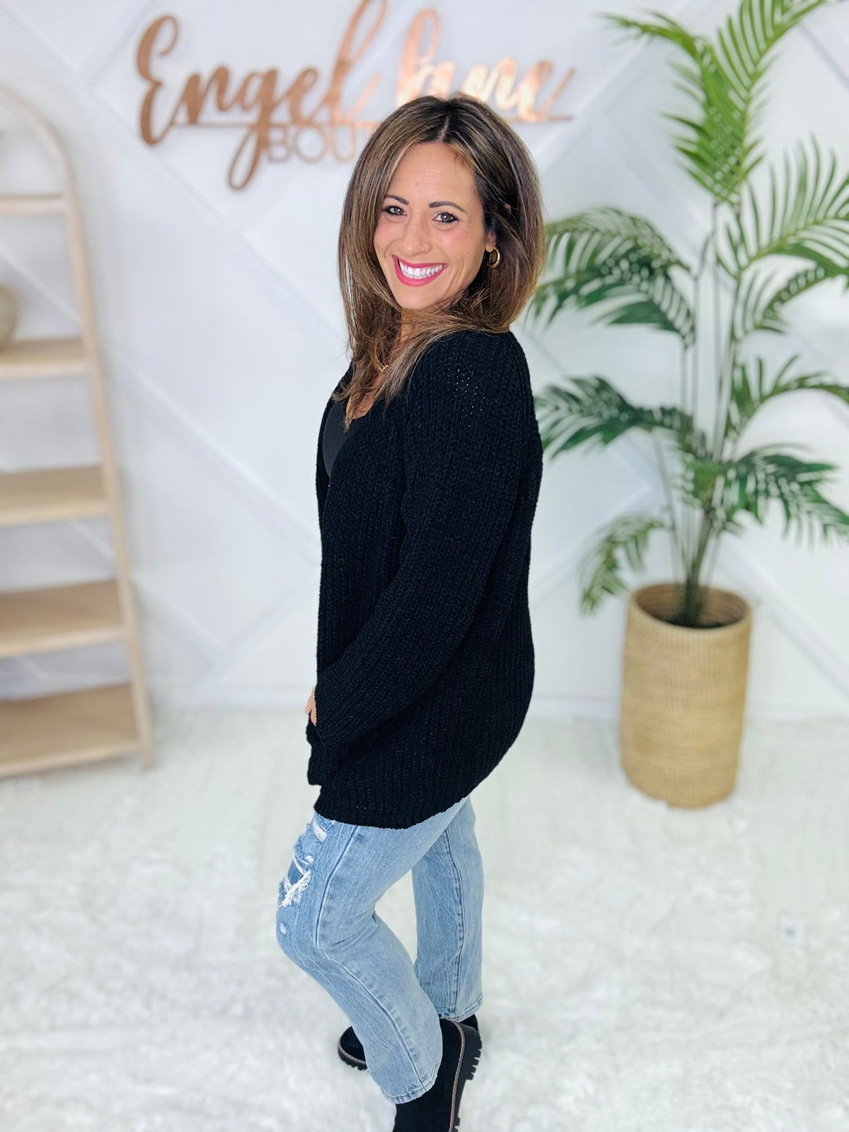 Clothing Long Chenille Cardigan Time And Tru Women's Chenille