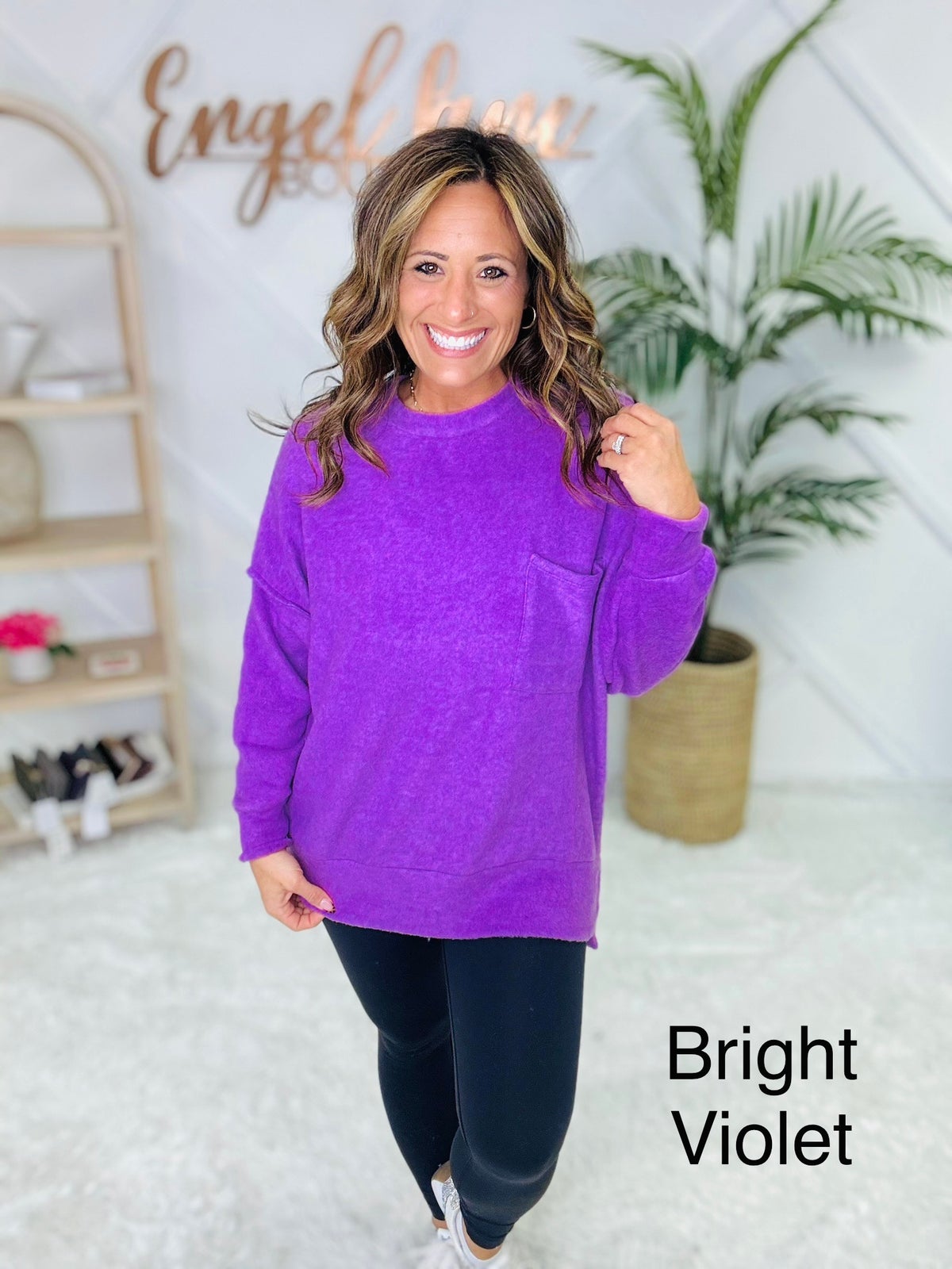 Zenana Melange Knit Pullover Sweater | Engel Lane Boutique