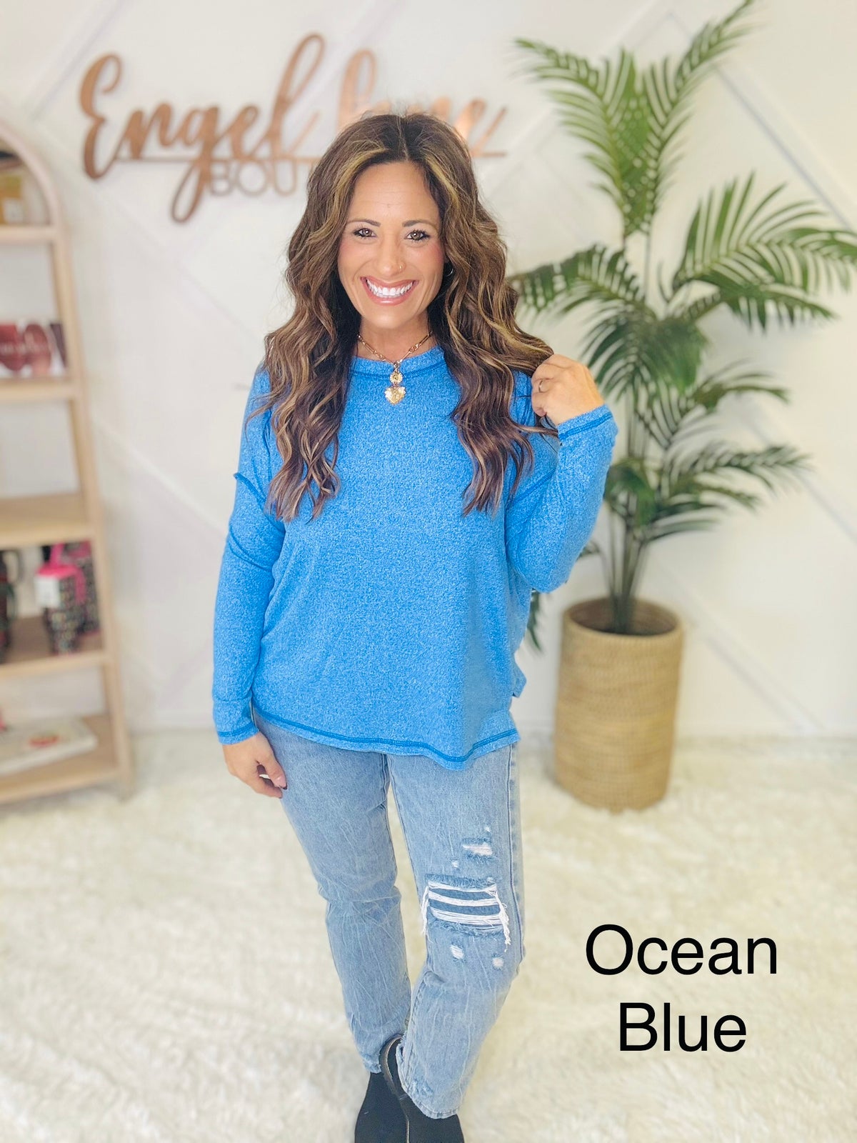 Zenana Ultra Soft Melange Top | Engel Lane Boutique